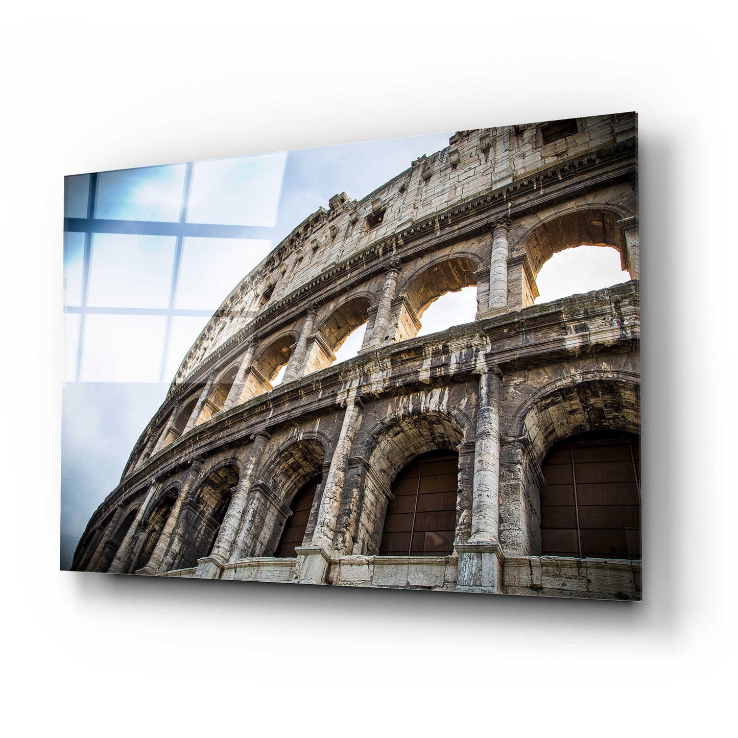 Epic Art 'Colosseo' by Giuseppe Torre, Acrylic Glass Wall Art,24x16