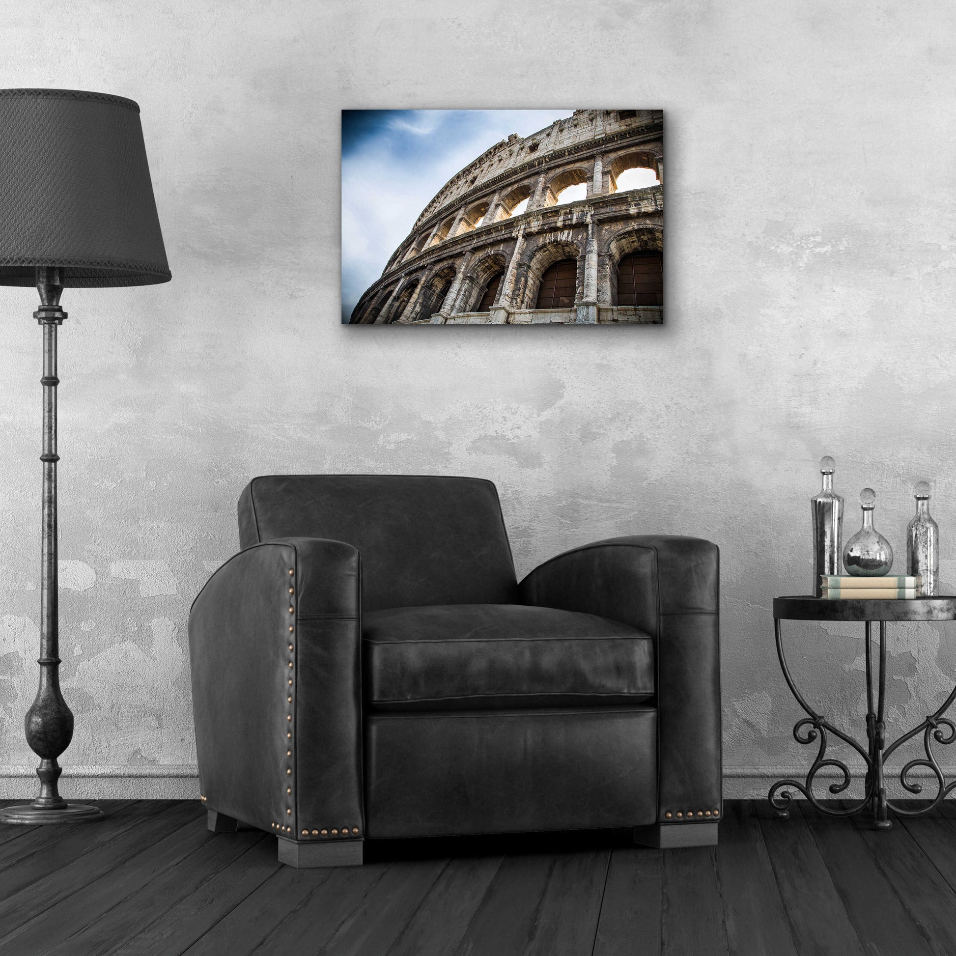 Epic Art 'Colosseo' by Giuseppe Torre, Acrylic Glass Wall Art,24x16