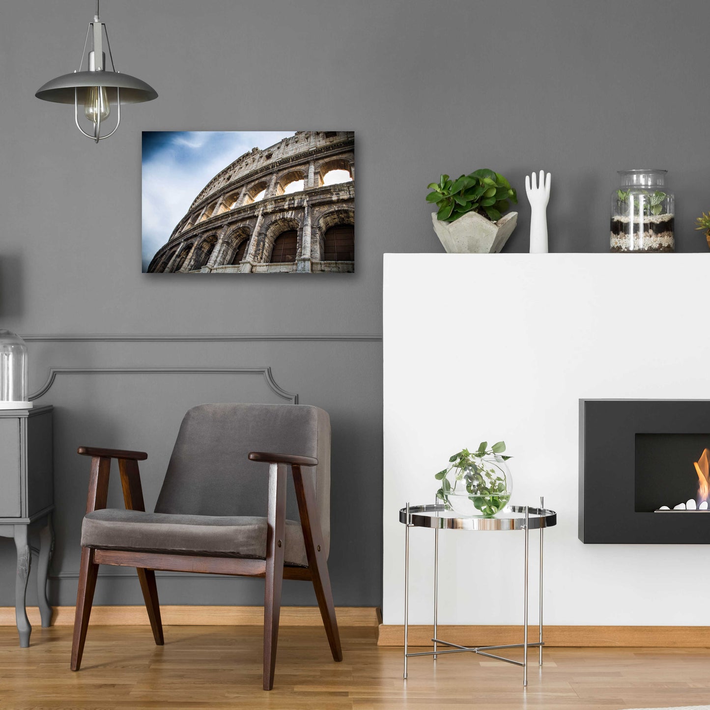 Epic Art 'Colosseo' by Giuseppe Torre, Acrylic Glass Wall Art,24x16