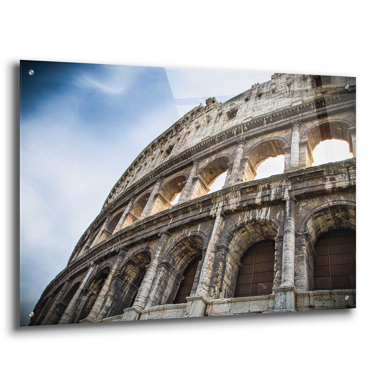 Epic Art 'Colosseo' by Giuseppe Torre, Acrylic Glass Wall Art,36x24