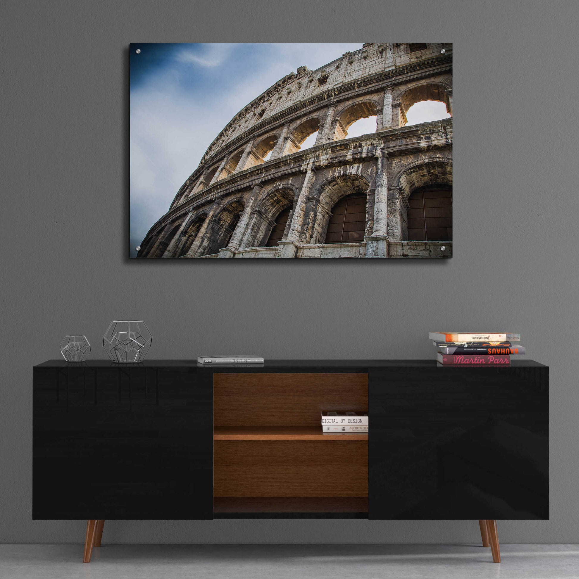 Epic Art 'Colosseo' by Giuseppe Torre, Acrylic Glass Wall Art,36x24