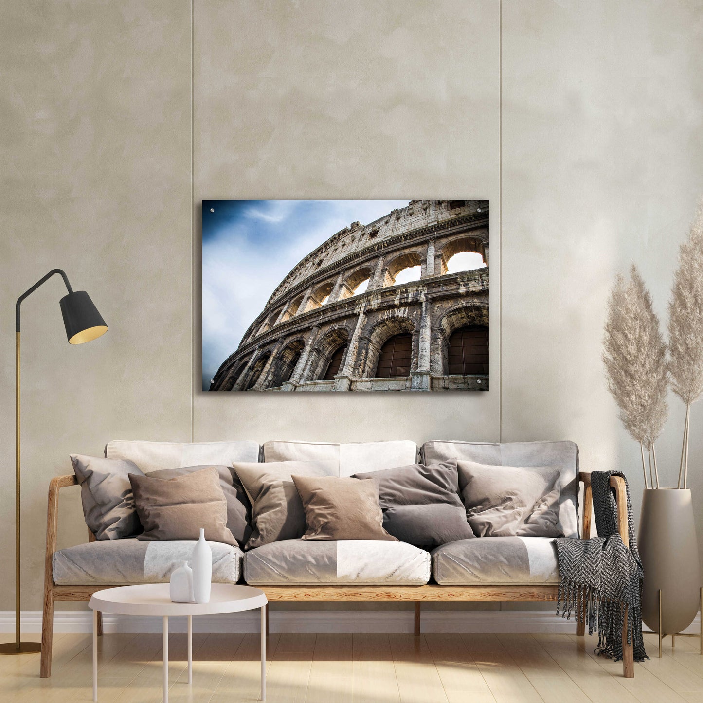 Epic Art 'Colosseo' by Giuseppe Torre, Acrylic Glass Wall Art,36x24