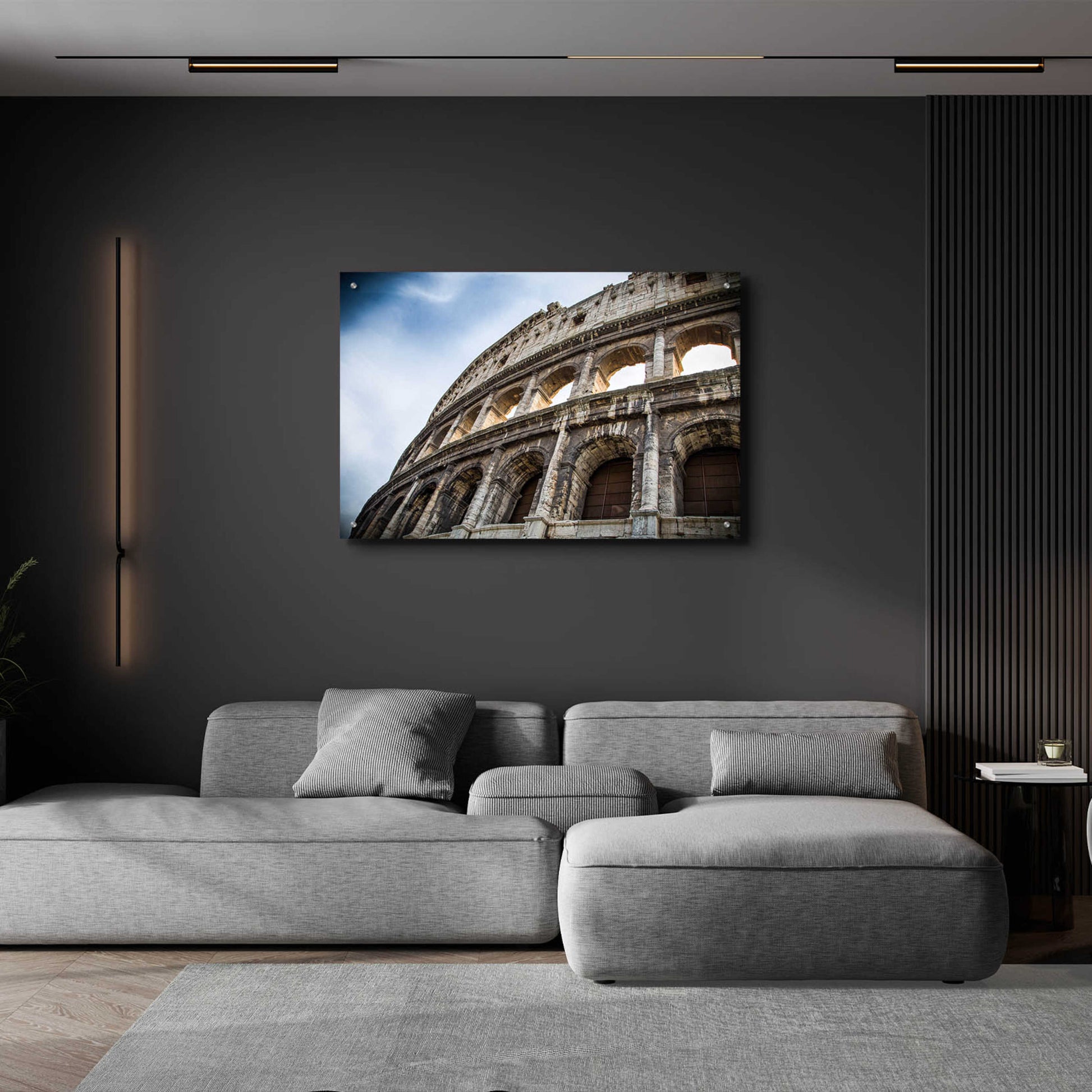 Epic Art 'Colosseo' by Giuseppe Torre, Acrylic Glass Wall Art,36x24