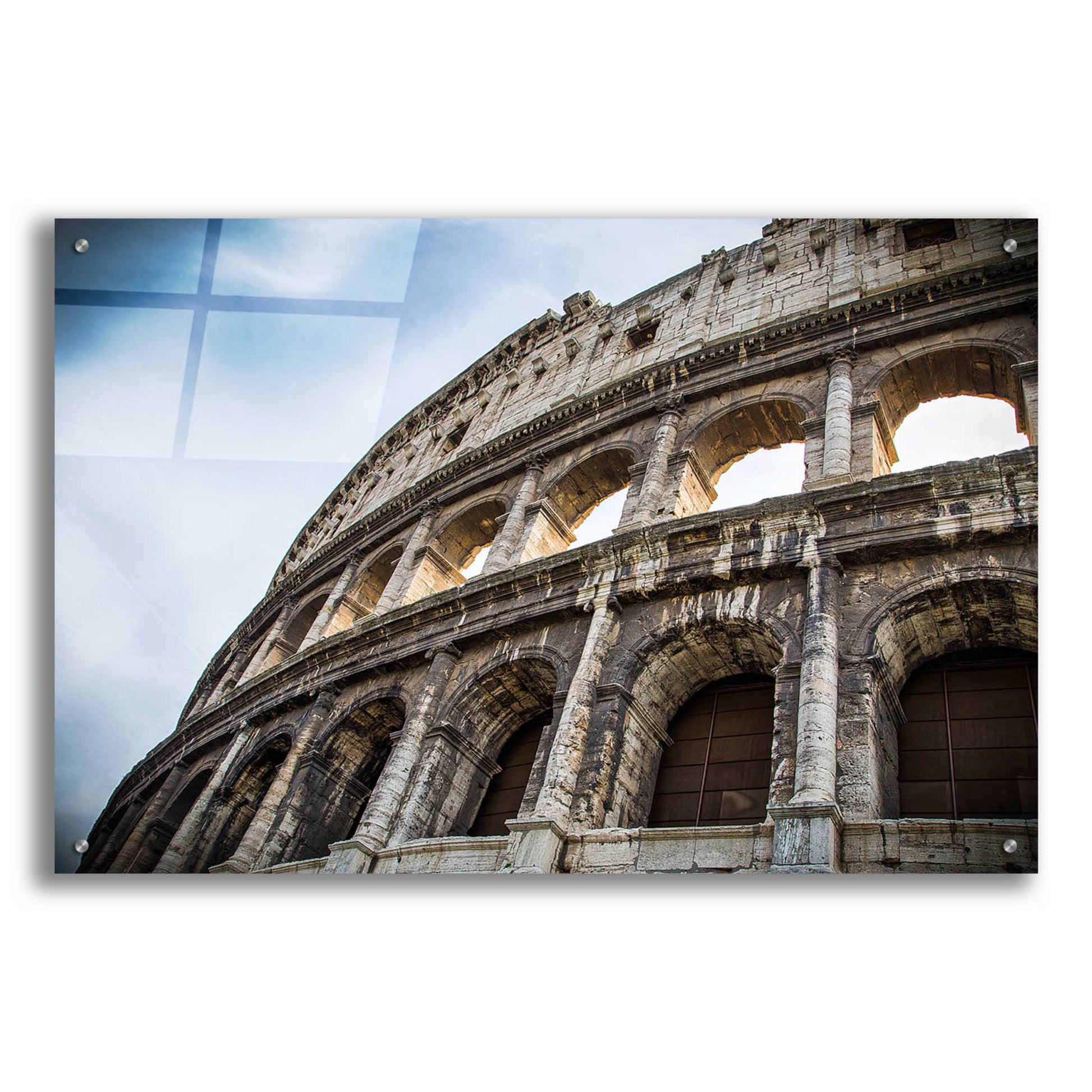 Epic Art 'Colosseo' by Giuseppe Torre, Acrylic Glass Wall Art,36x24