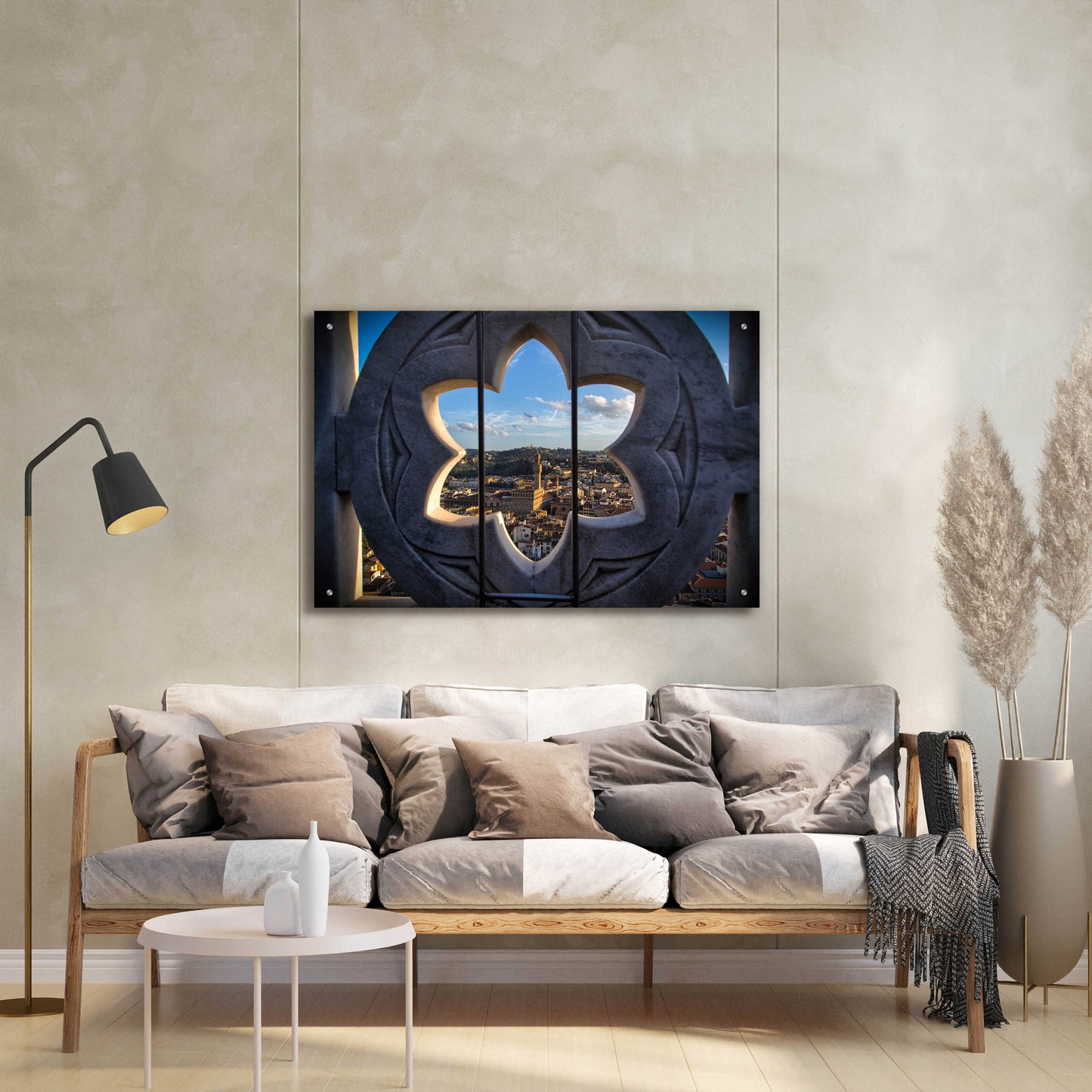 Epic Art 'Over the Tower' by Giuseppe Torre, Acrylic Glass Wall Art,36x24