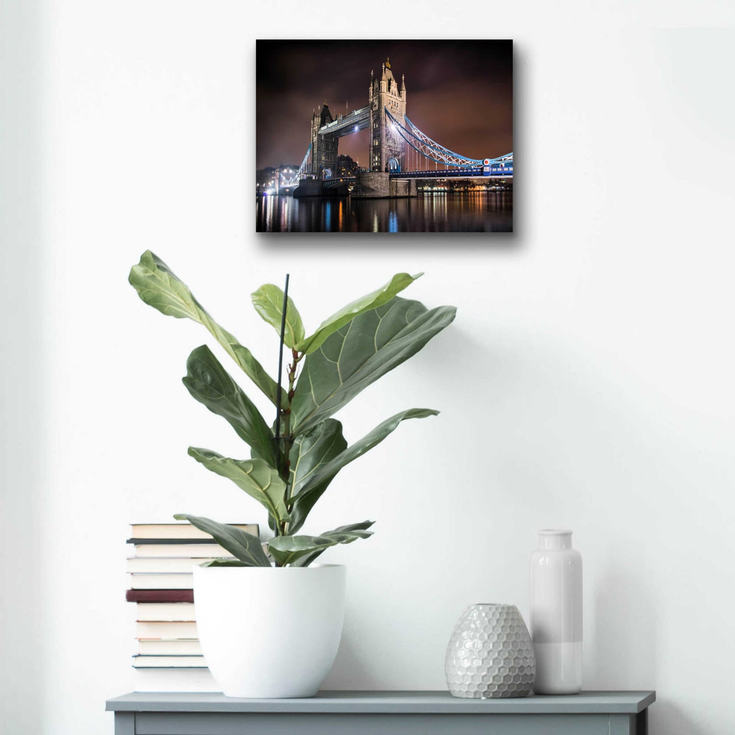 Epic Art 'Two Towers' by Giuseppe Torre, Acrylic Glass Wall Art,16x12