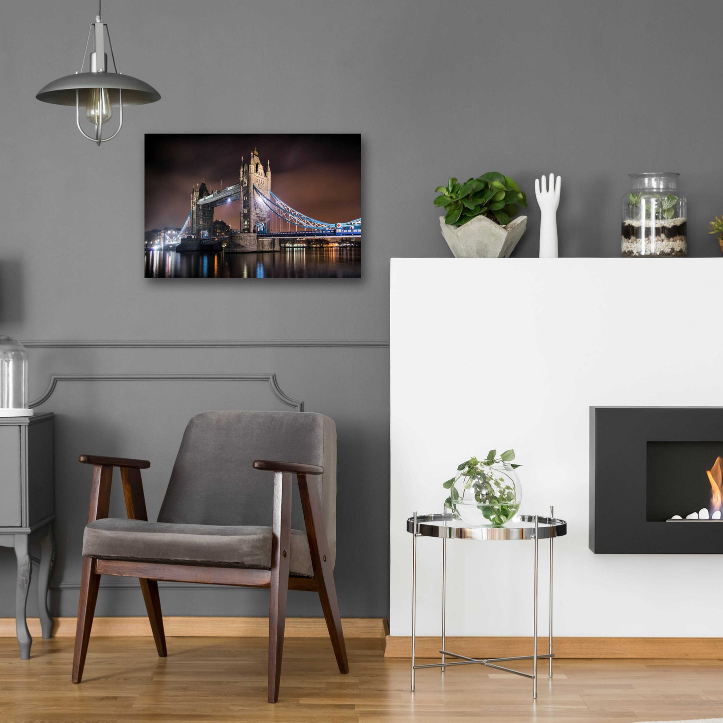 Epic Art 'Two Towers' by Giuseppe Torre, Acrylic Glass Wall Art,24x16