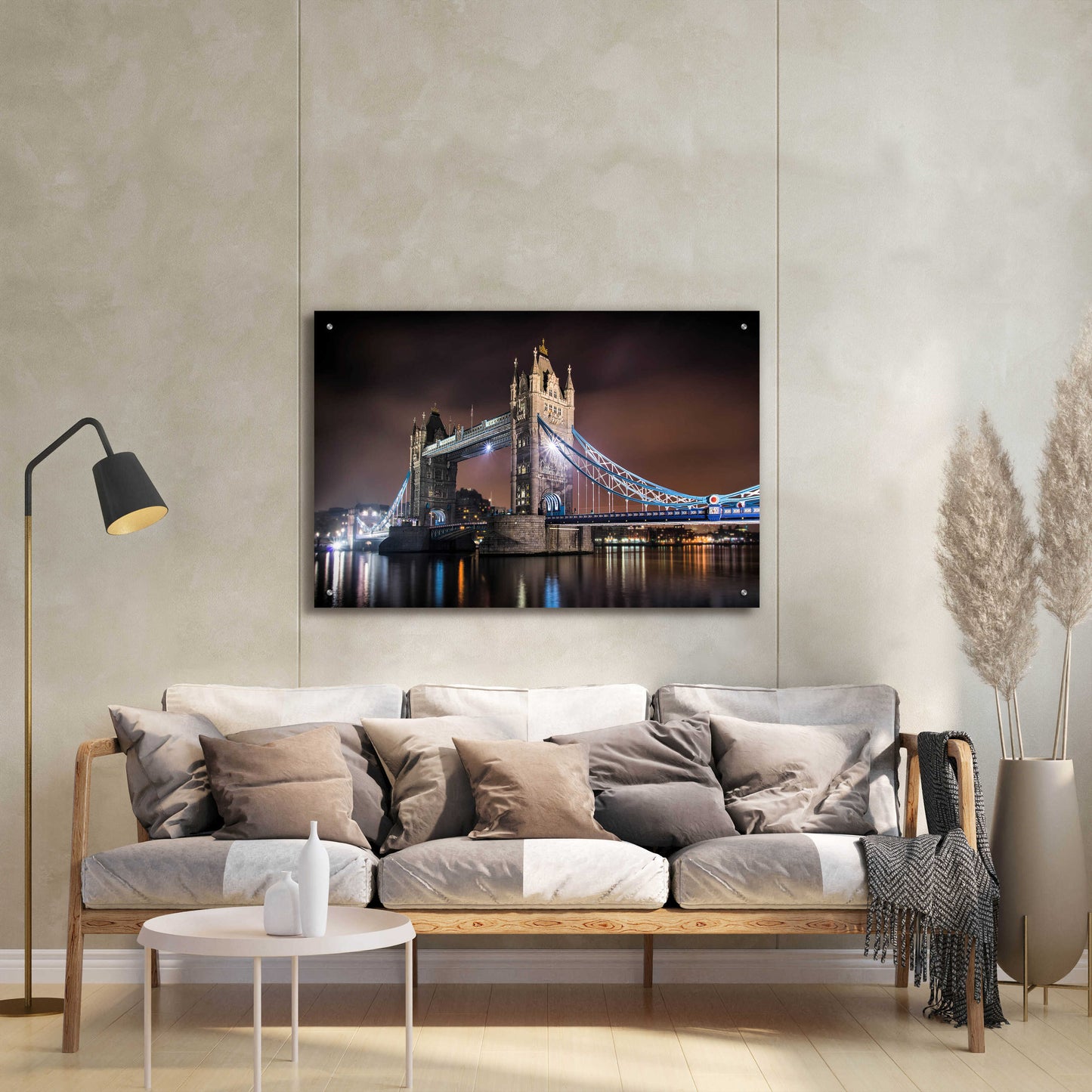 Epic Art 'Two Towers' by Giuseppe Torre, Acrylic Glass Wall Art,36x24