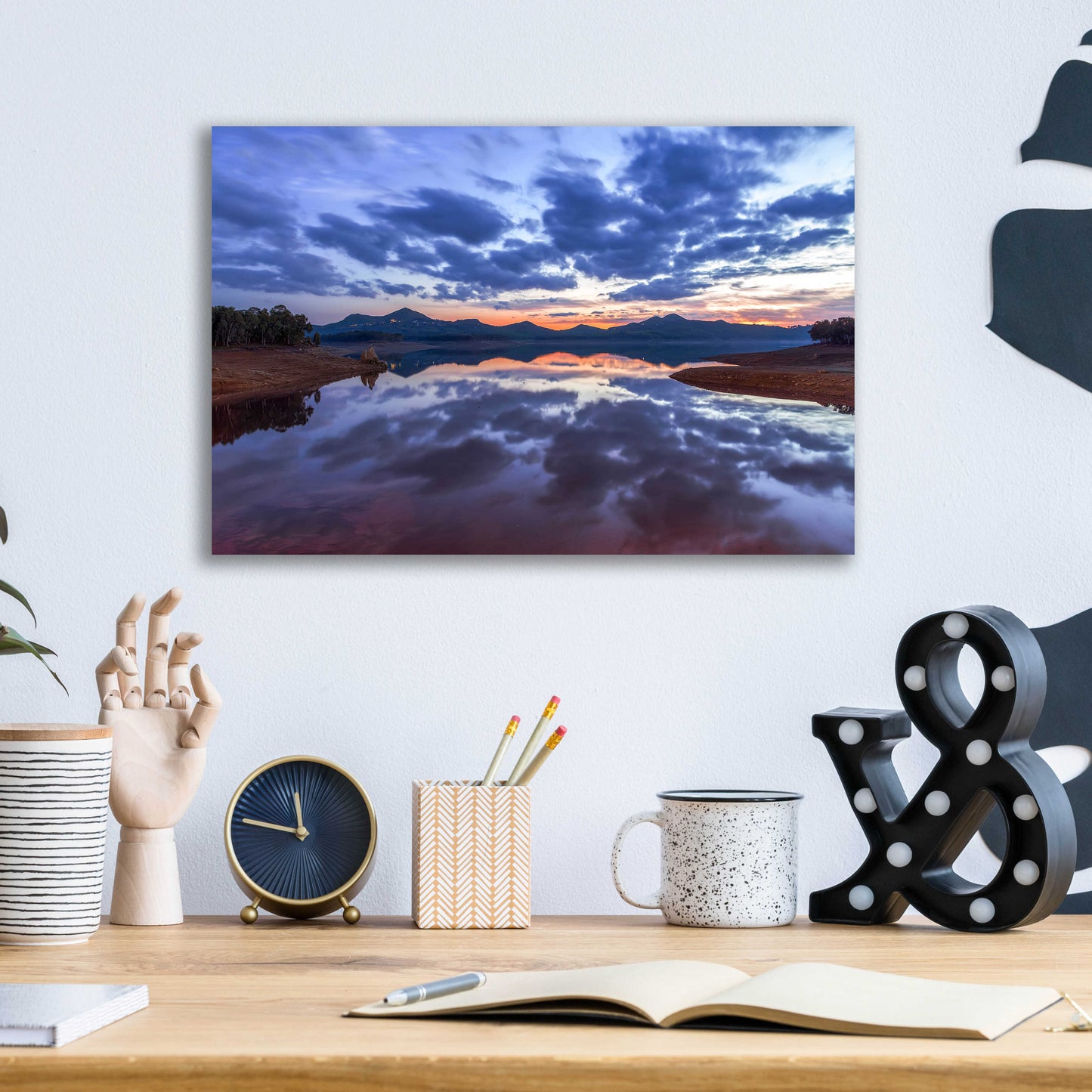 Epic Art 'Goodbye Blue Sky' by Giuseppe Torre, Acrylic Glass Wall Art,16x12