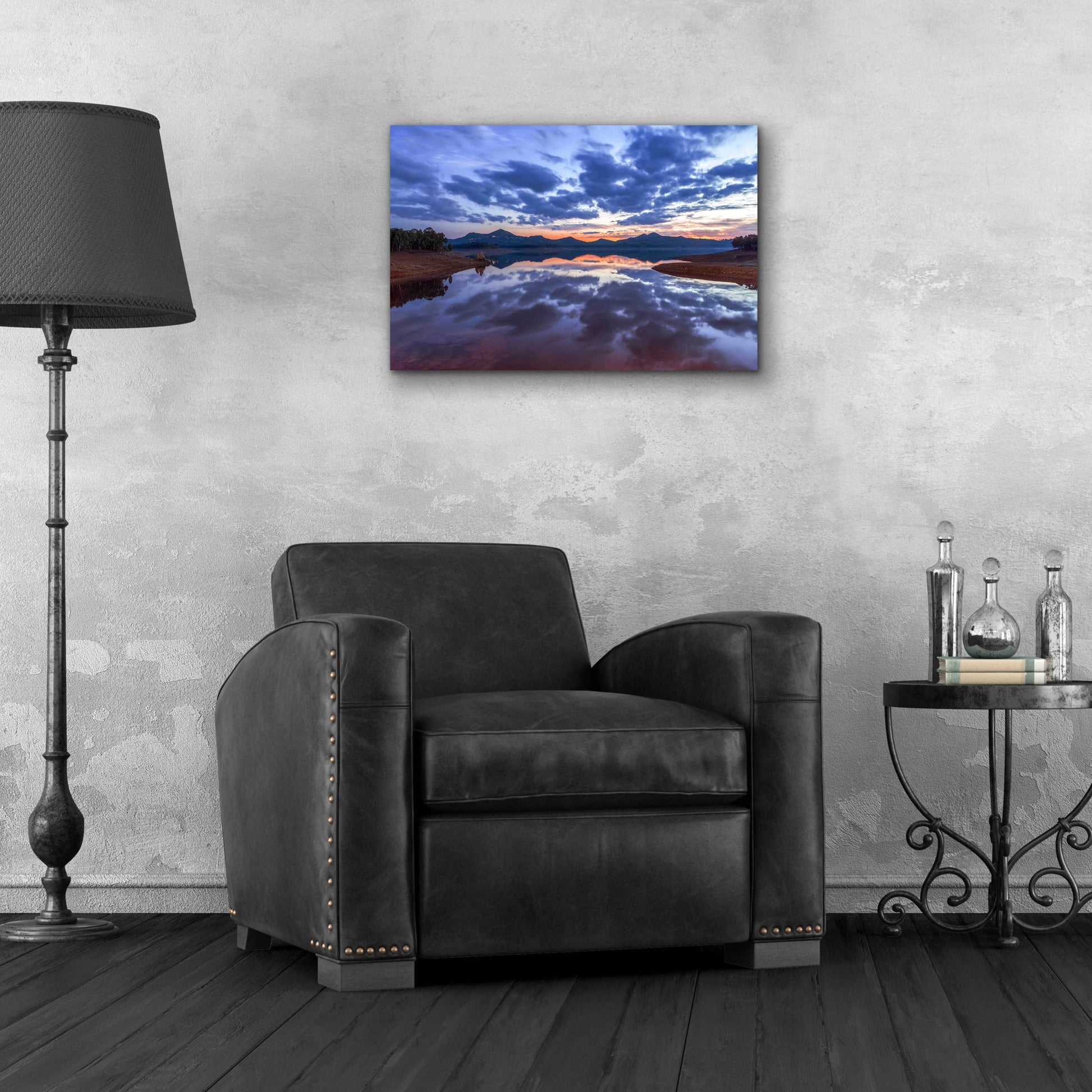 Epic Art 'Goodbye Blue Sky' by Giuseppe Torre, Acrylic Glass Wall Art,24x16