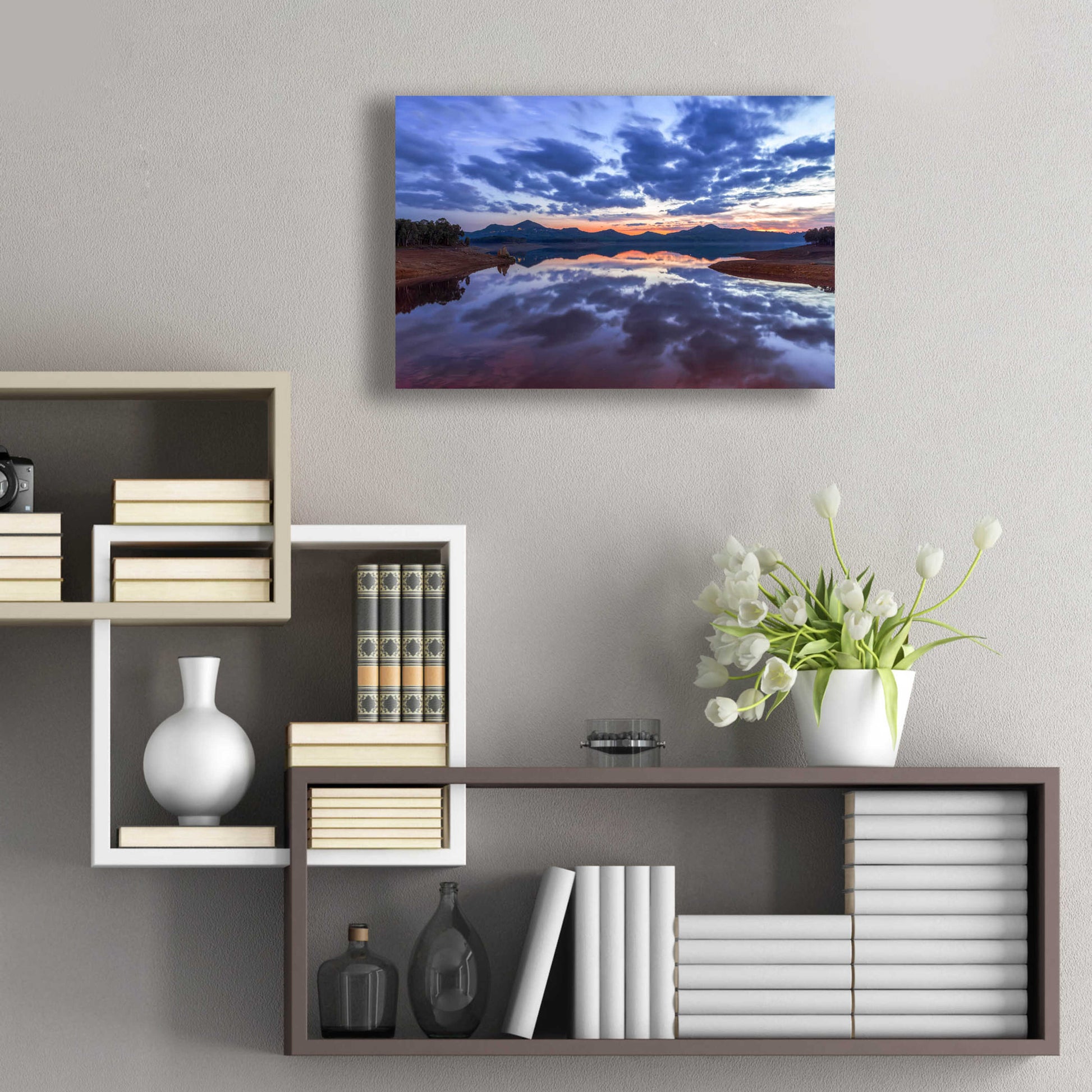 Epic Art 'Goodbye Blue Sky' by Giuseppe Torre, Acrylic Glass Wall Art,24x16