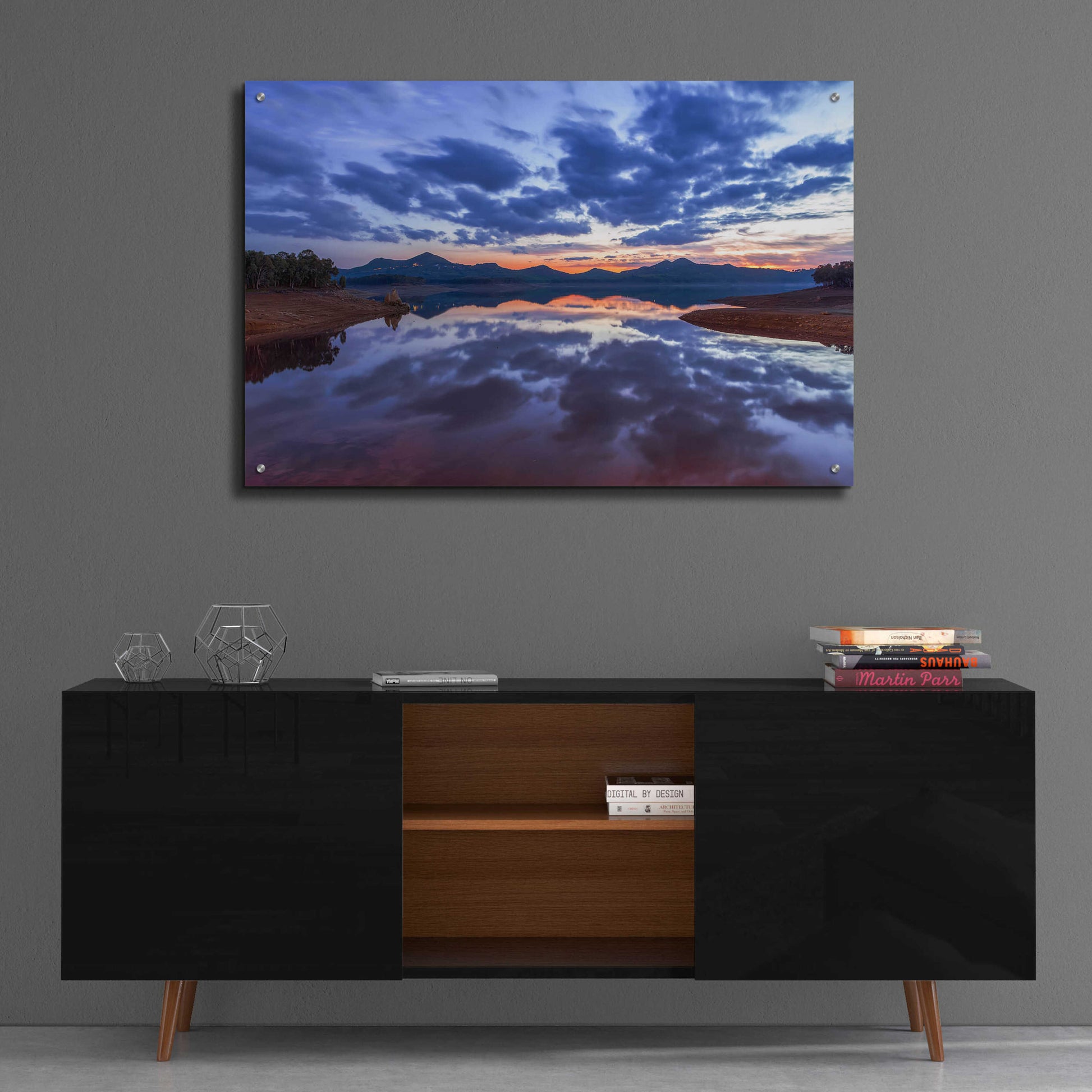 Epic Art 'Goodbye Blue Sky' by Giuseppe Torre, Acrylic Glass Wall Art,36x24