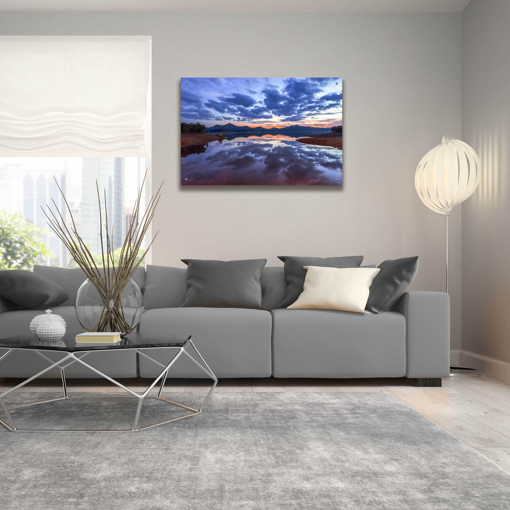 Epic Art 'Goodbye Blue Sky' by Giuseppe Torre, Acrylic Glass Wall Art,36x24