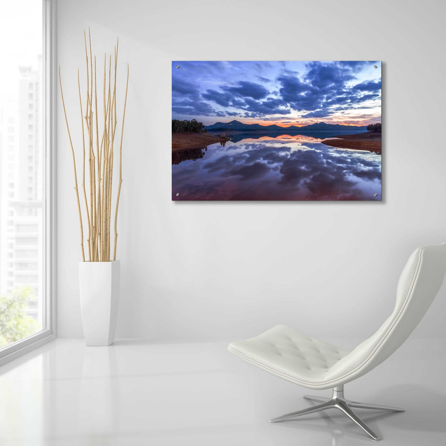 Epic Art 'Goodbye Blue Sky' by Giuseppe Torre, Acrylic Glass Wall Art,36x24