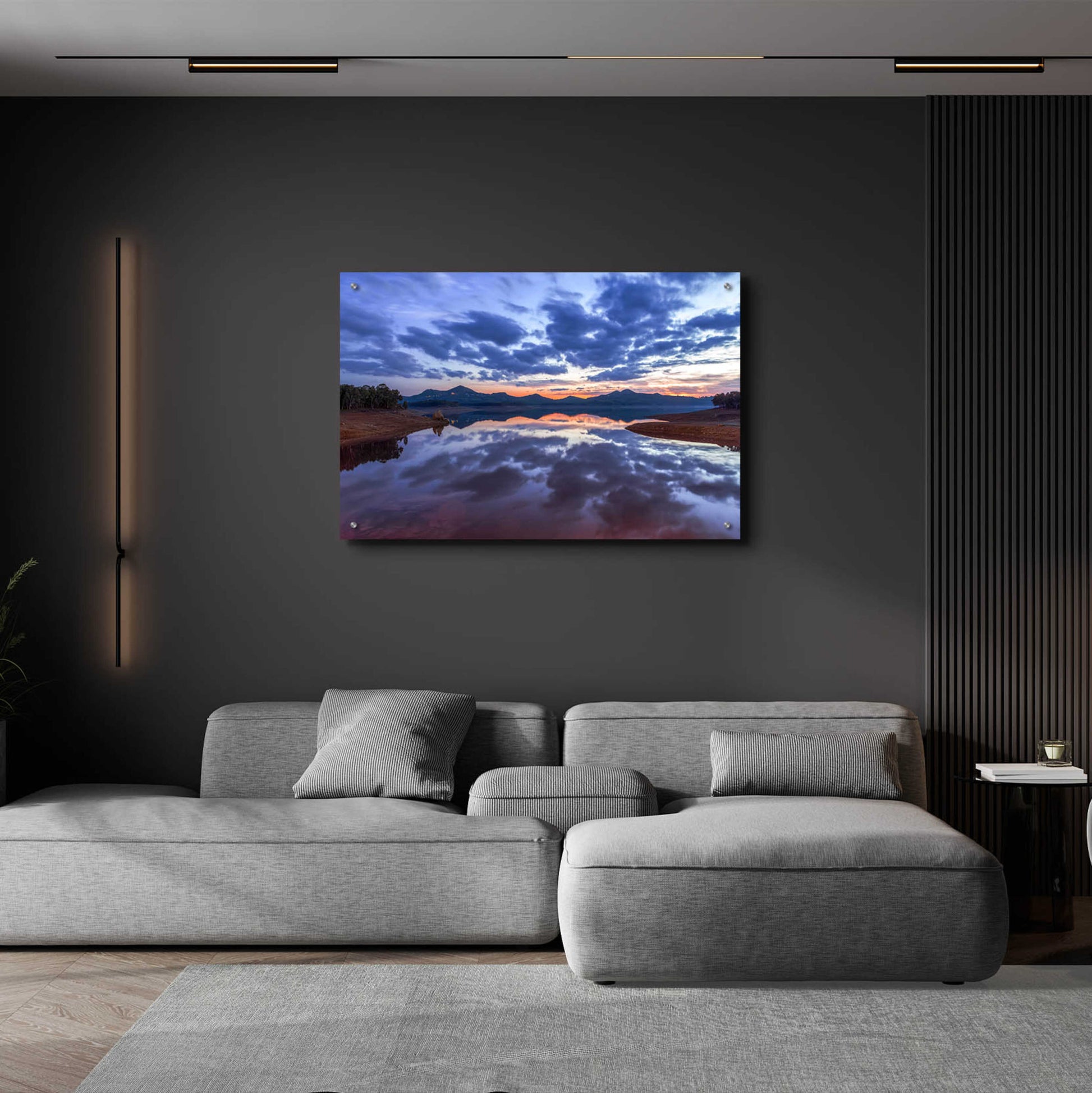 Epic Art 'Goodbye Blue Sky' by Giuseppe Torre, Acrylic Glass Wall Art,36x24