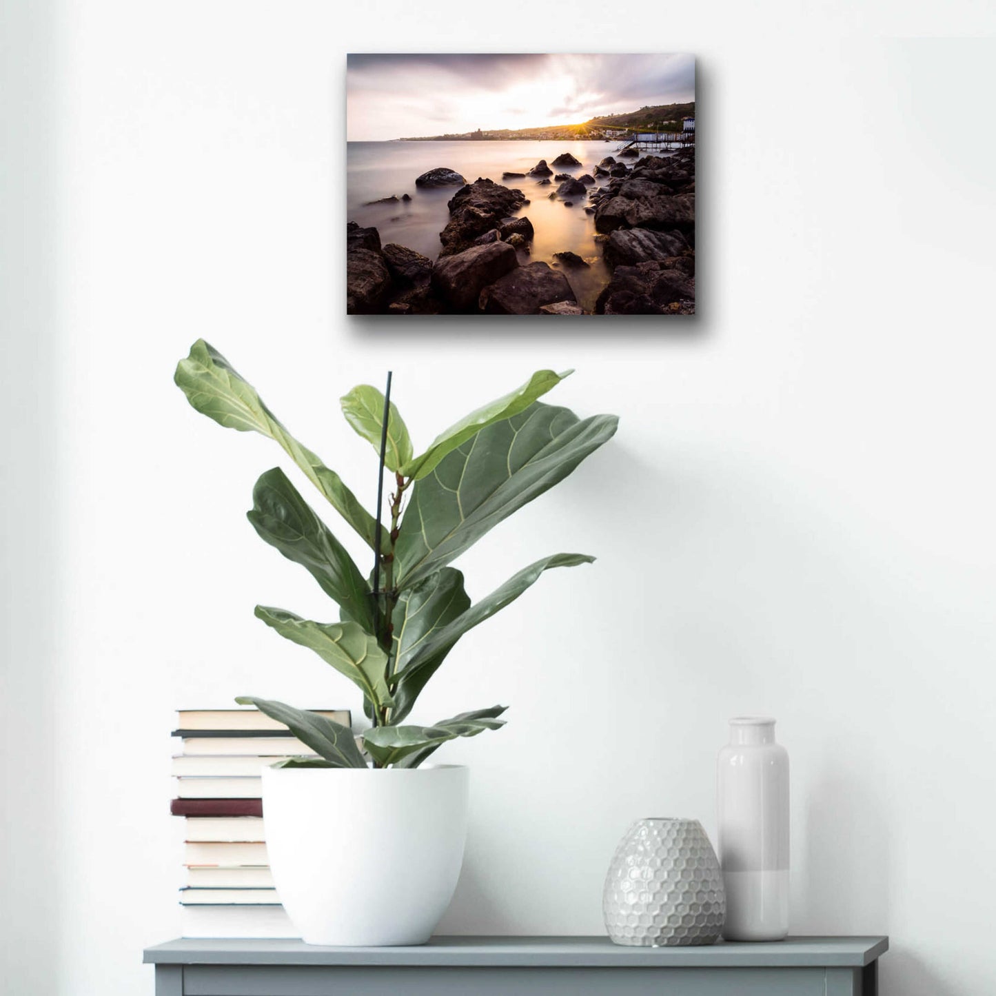 Epic Art 'The Golden Light' by Giuseppe Torre, Acrylic Glass Wall Art,16x12