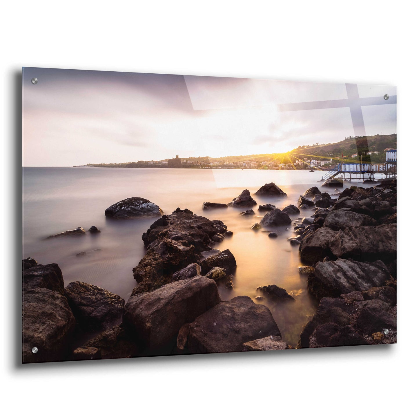 Epic Art 'The Golden Light' by Giuseppe Torre, Acrylic Glass Wall Art,36x24