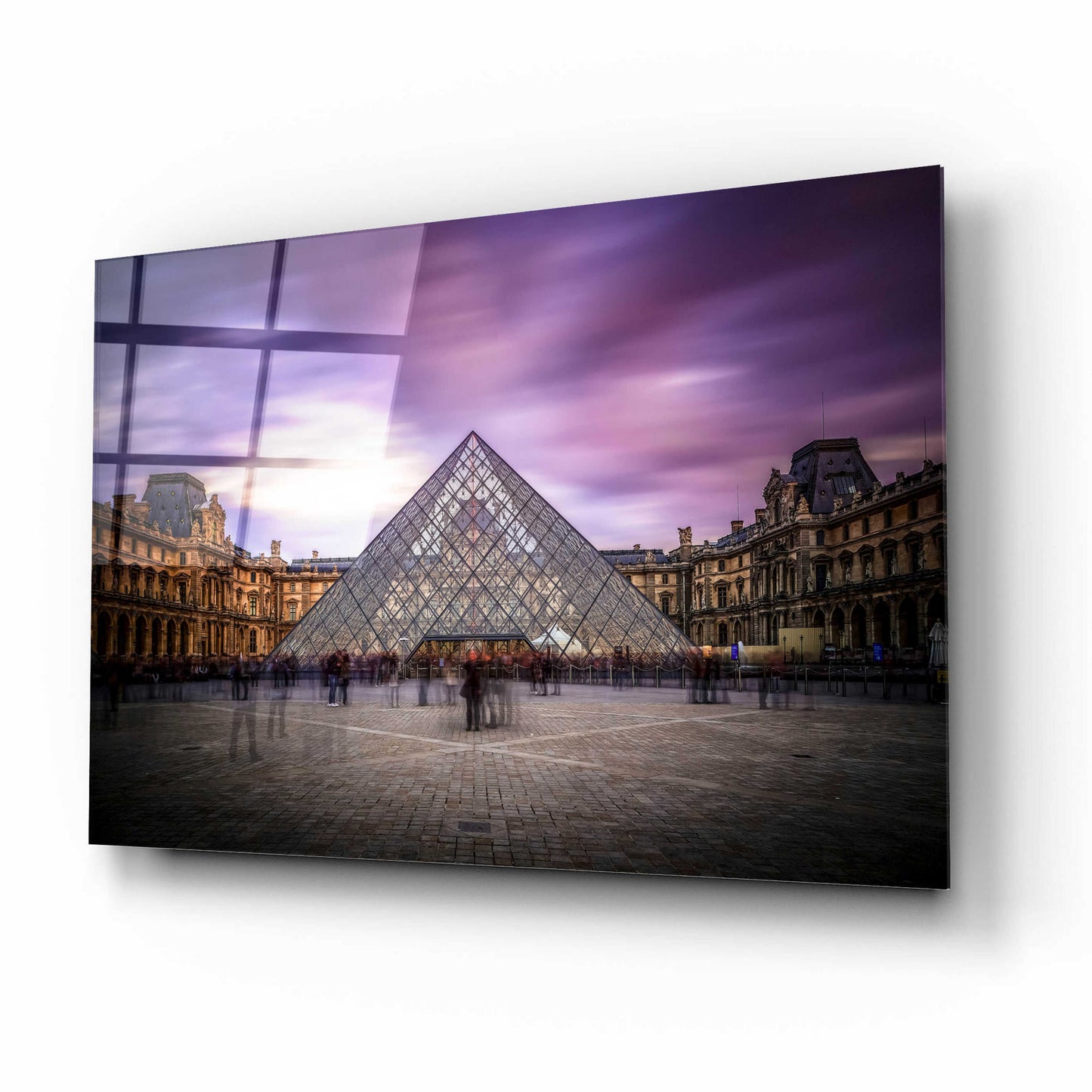 Epic Art 'Louvre I' by Giuseppe Torre, Acrylic Glass Wall Art,16x12