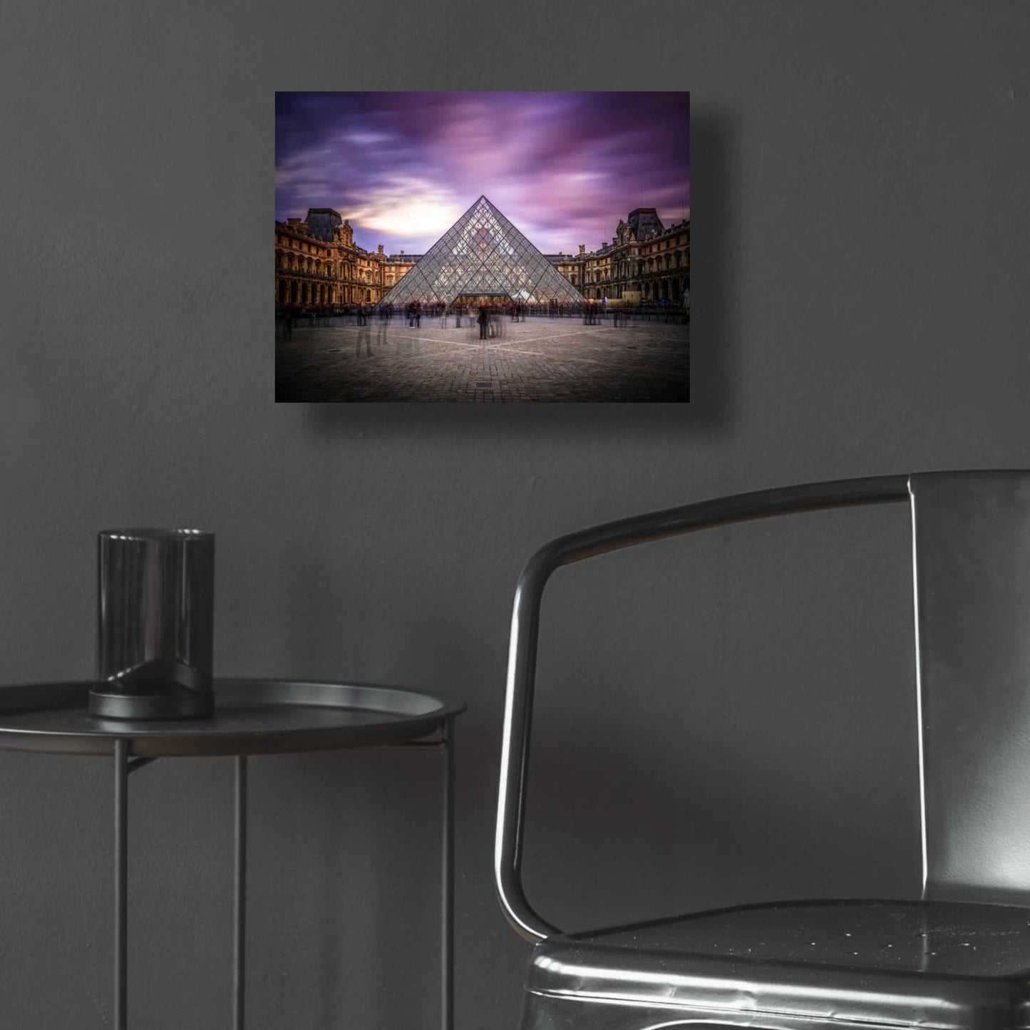 Epic Art 'Louvre I' by Giuseppe Torre, Acrylic Glass Wall Art,16x12