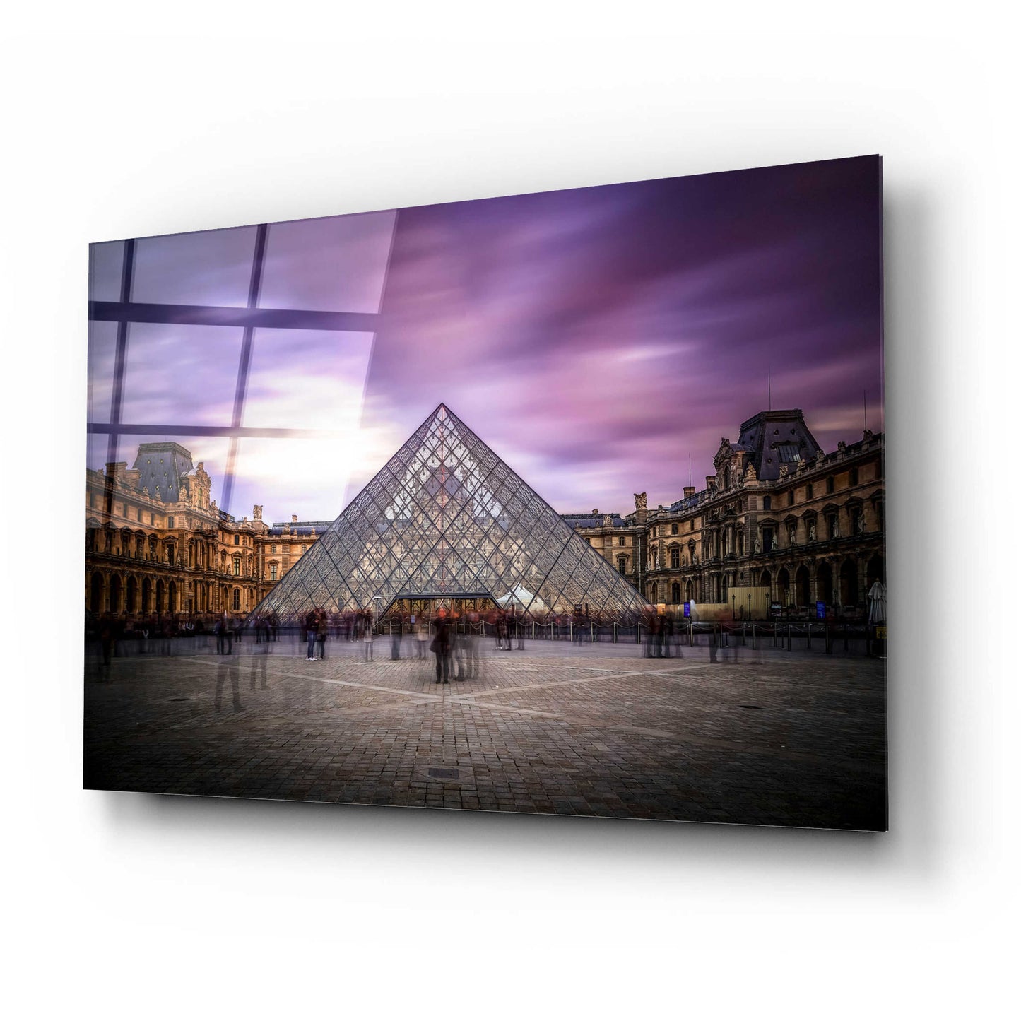 Epic Art 'Louvre I' by Giuseppe Torre, Acrylic Glass Wall Art,24x16