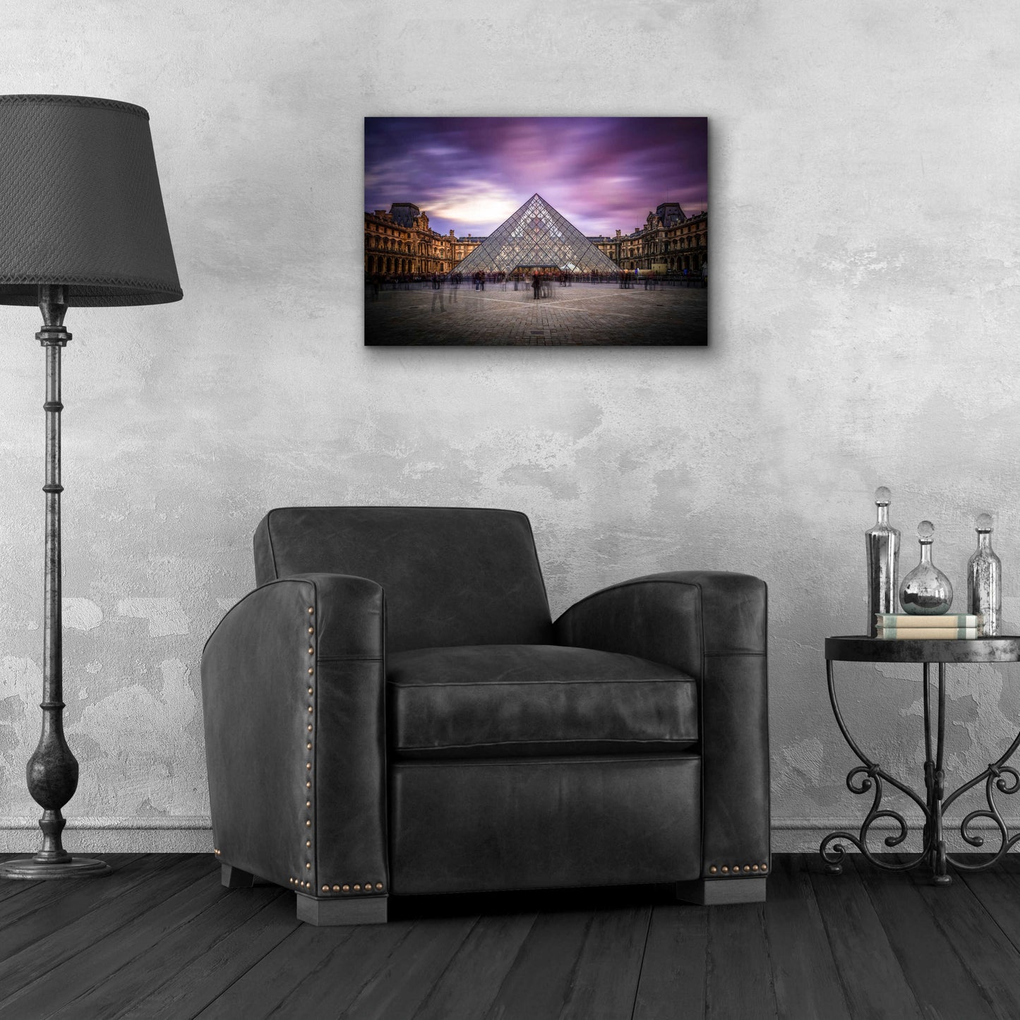 Epic Art 'Louvre I' by Giuseppe Torre, Acrylic Glass Wall Art,24x16