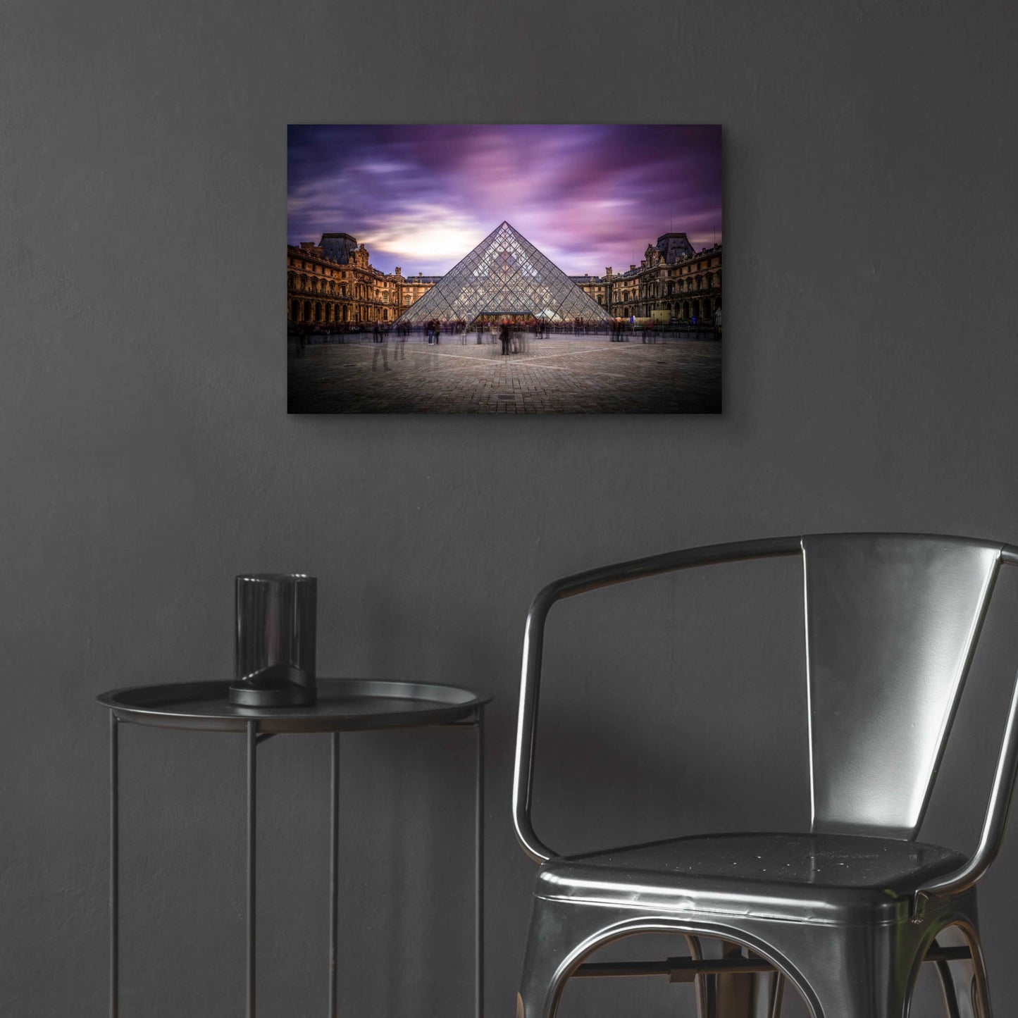 Epic Art 'Louvre I' by Giuseppe Torre, Acrylic Glass Wall Art,24x16