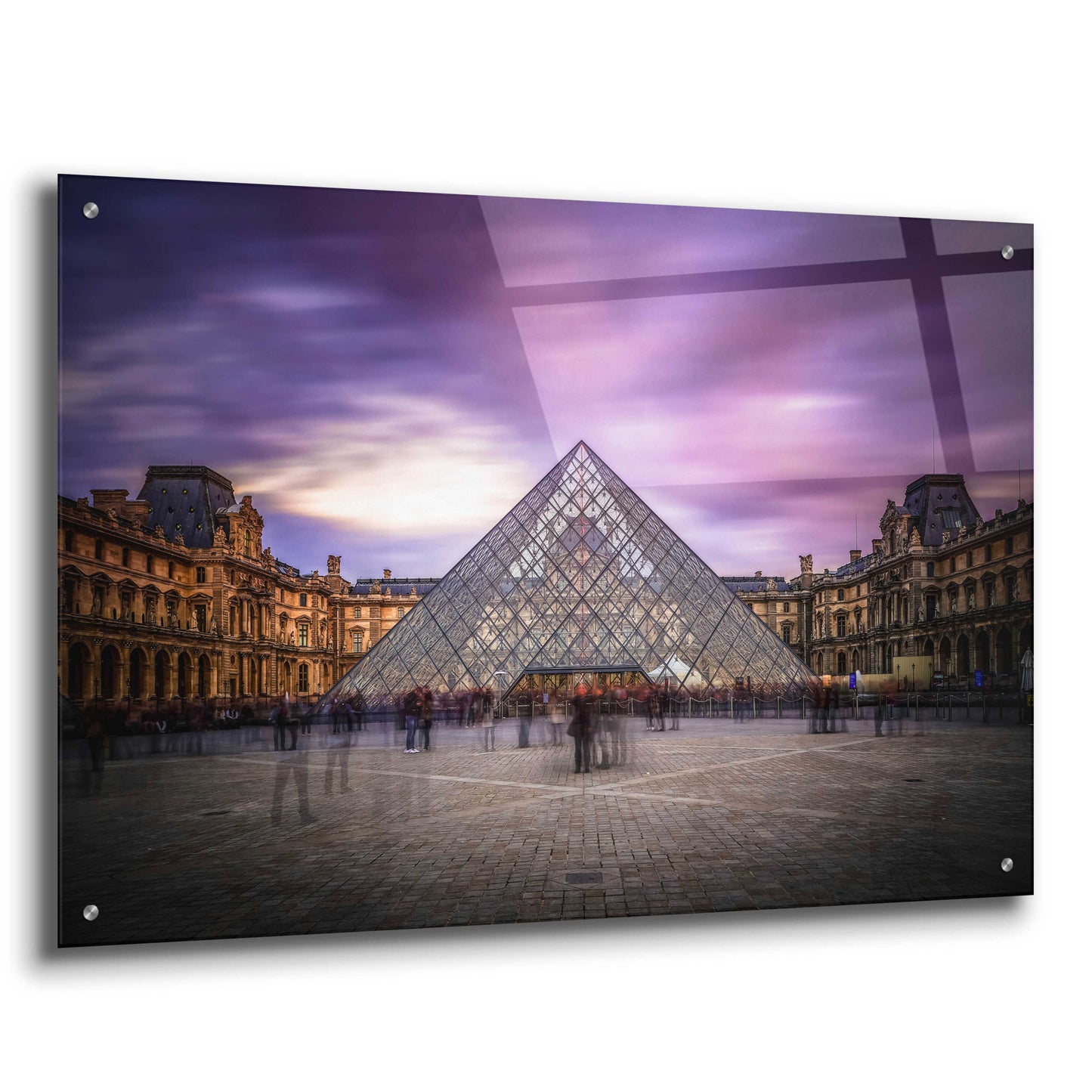 Epic Art 'Louvre I' by Giuseppe Torre, Acrylic Glass Wall Art,36x24