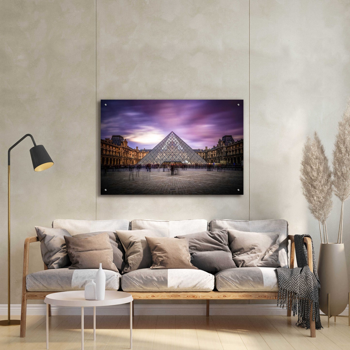 Epic Art 'Louvre I' by Giuseppe Torre, Acrylic Glass Wall Art,36x24