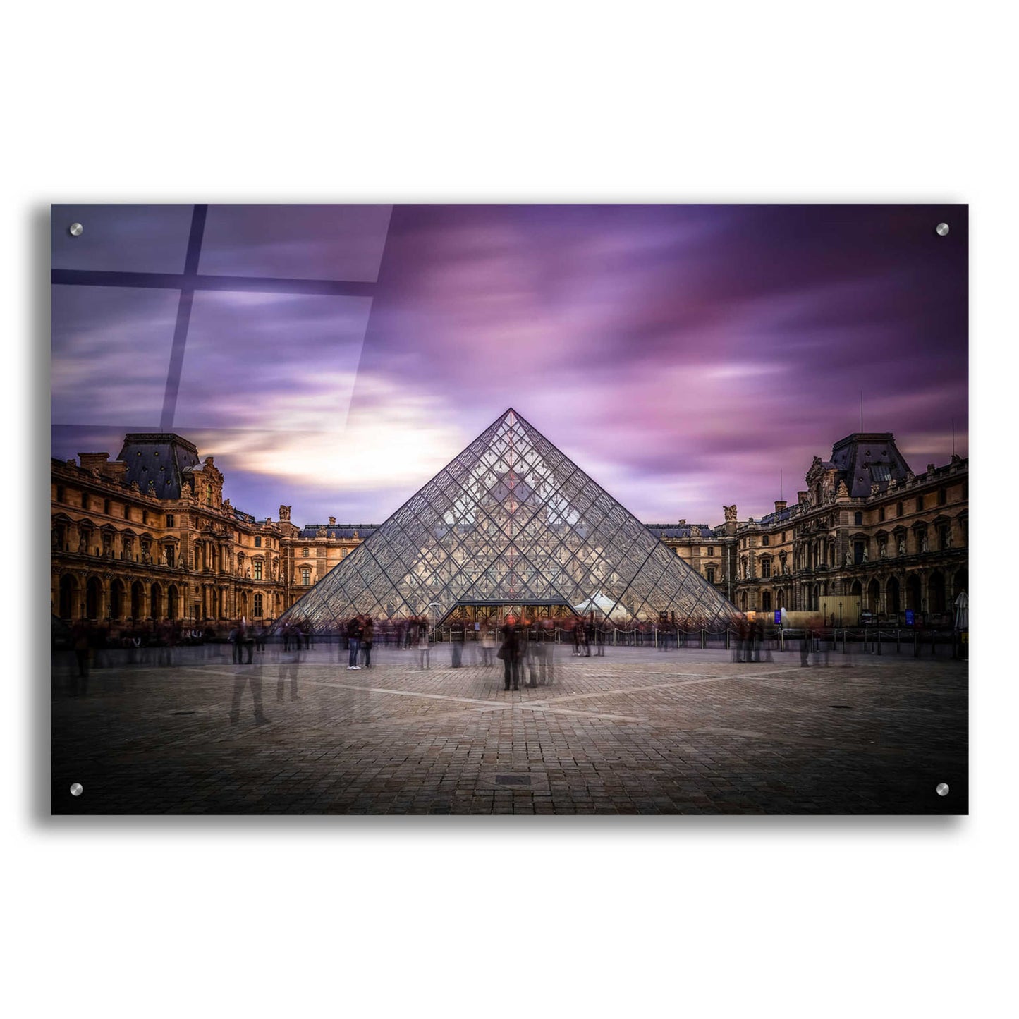 Epic Art 'Louvre I' by Giuseppe Torre, Acrylic Glass Wall Art,36x24