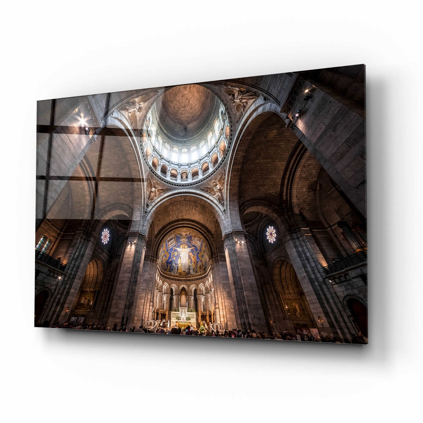 Epic Art 'Sacre Coeur I' by Giuseppe Torre, Acrylic Glass Wall Art,16x12