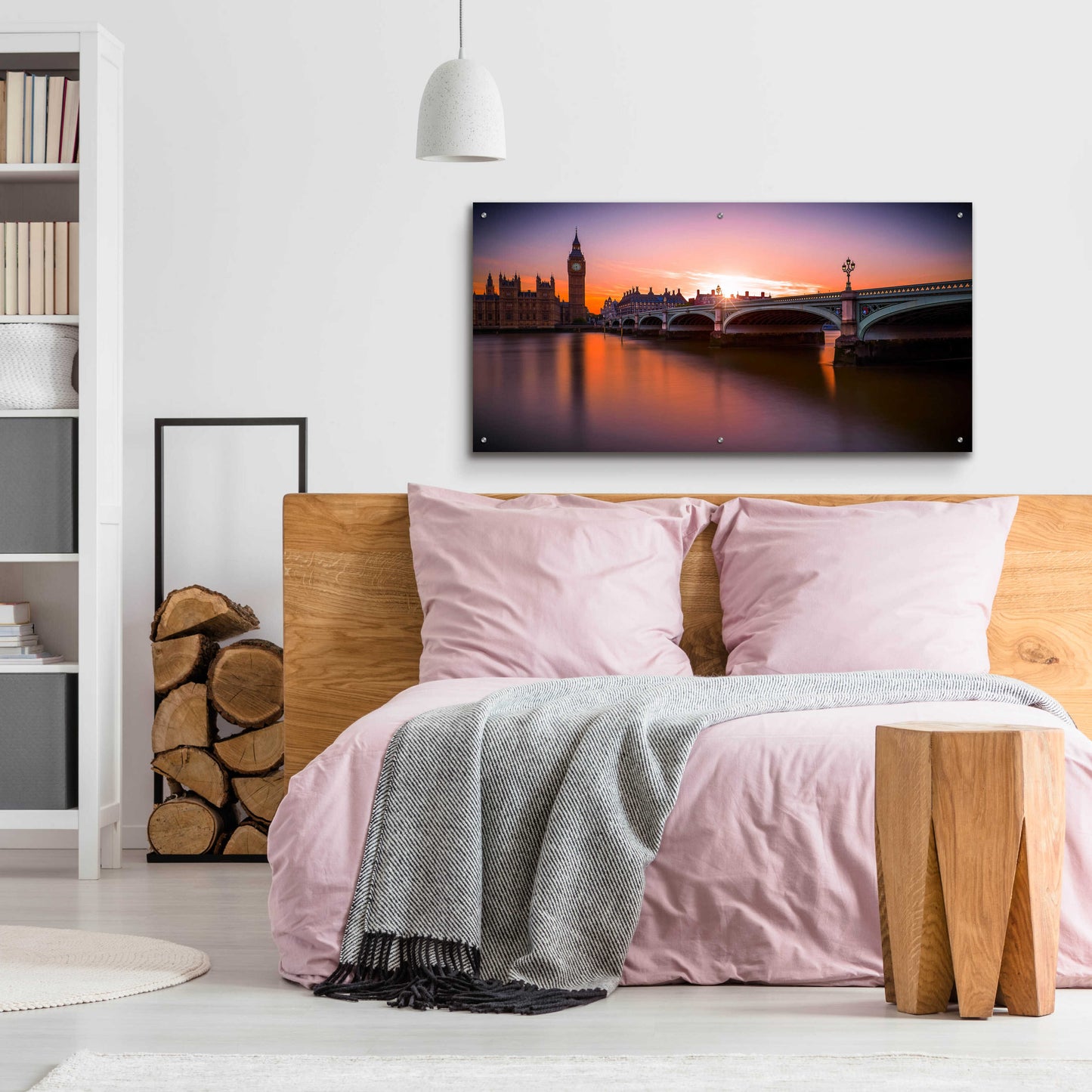 Epic Art 'Westminster' by Giuseppe Torre, Acrylic Glass Wall Art,48x24