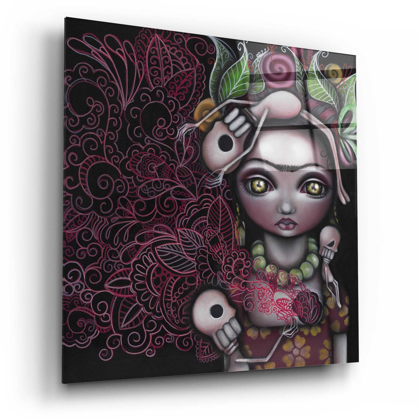 Epic Art 'My Inner Feelings' by Abril Andrade, Acrylic Glass Wall Art,12x12