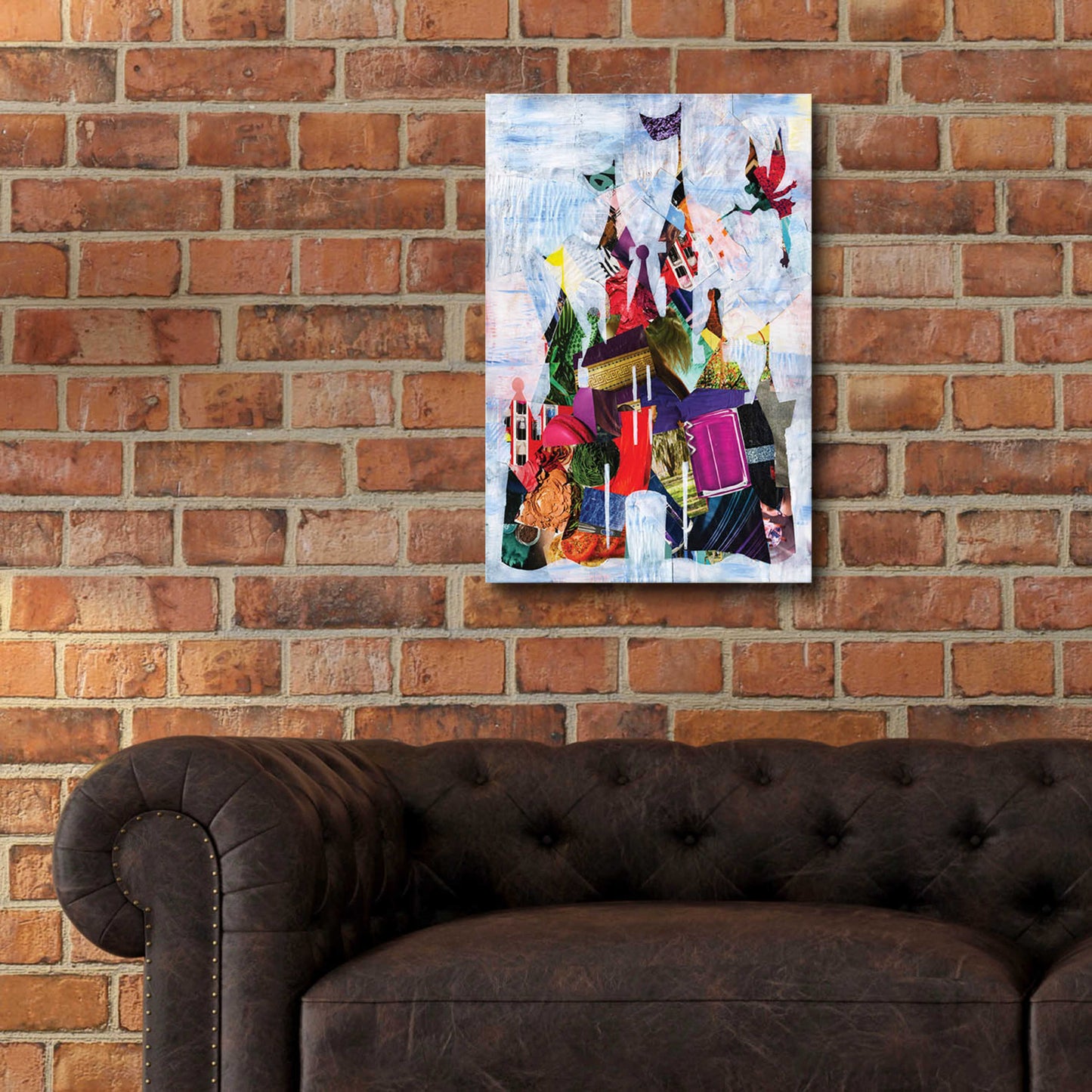 Epic Art 'Castle' by Artpoptart, Acrylic Glass Wall Art,16x24