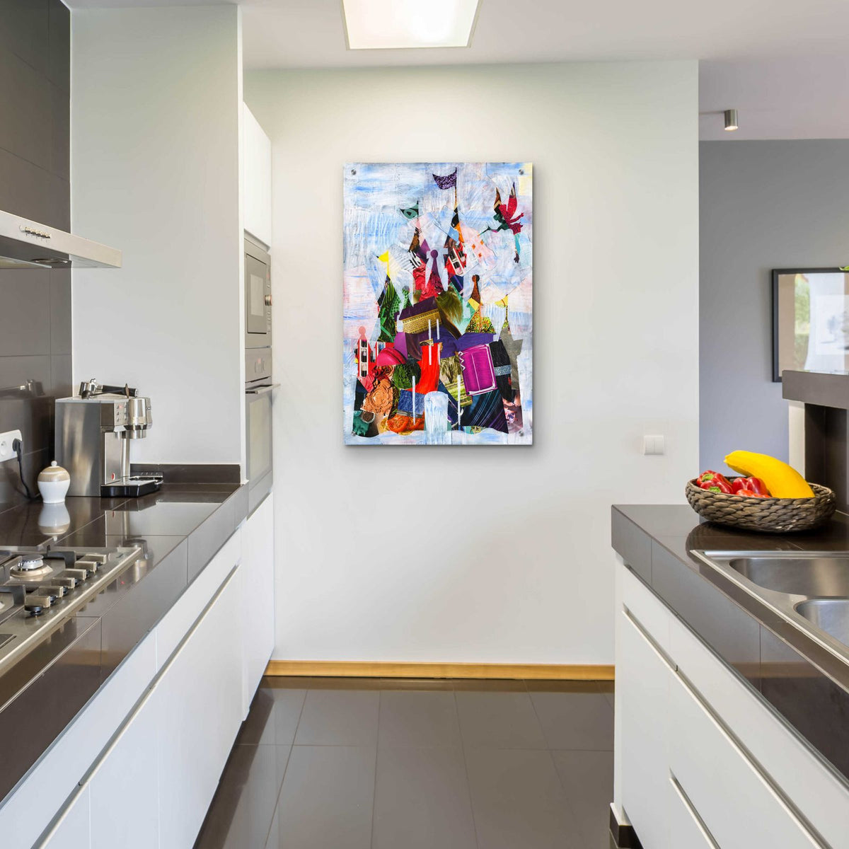 Castle by Artpoptart - 24x36 acrylic wall art in a room