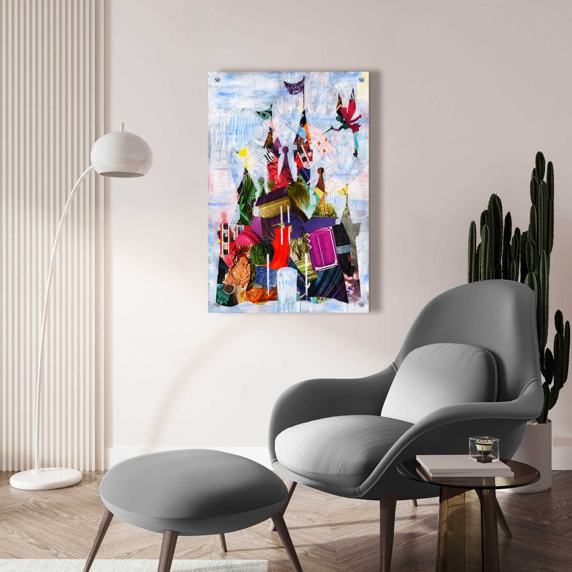 Epic Art 'Castle' by Artpoptart, Acrylic Glass Wall Art,24x36