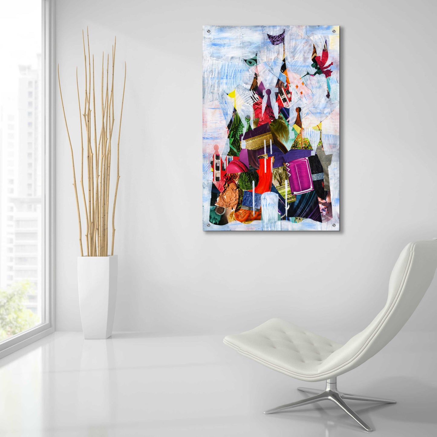 Epic Art 'Castle' by Artpoptart, Acrylic Glass Wall Art,24x36