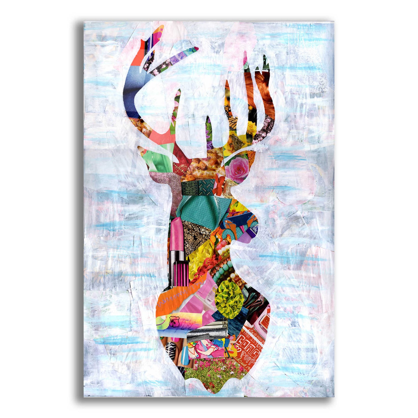 Epic Art 'Deer' by Artpoptart, Acrylic Glass Wall Art,12x16