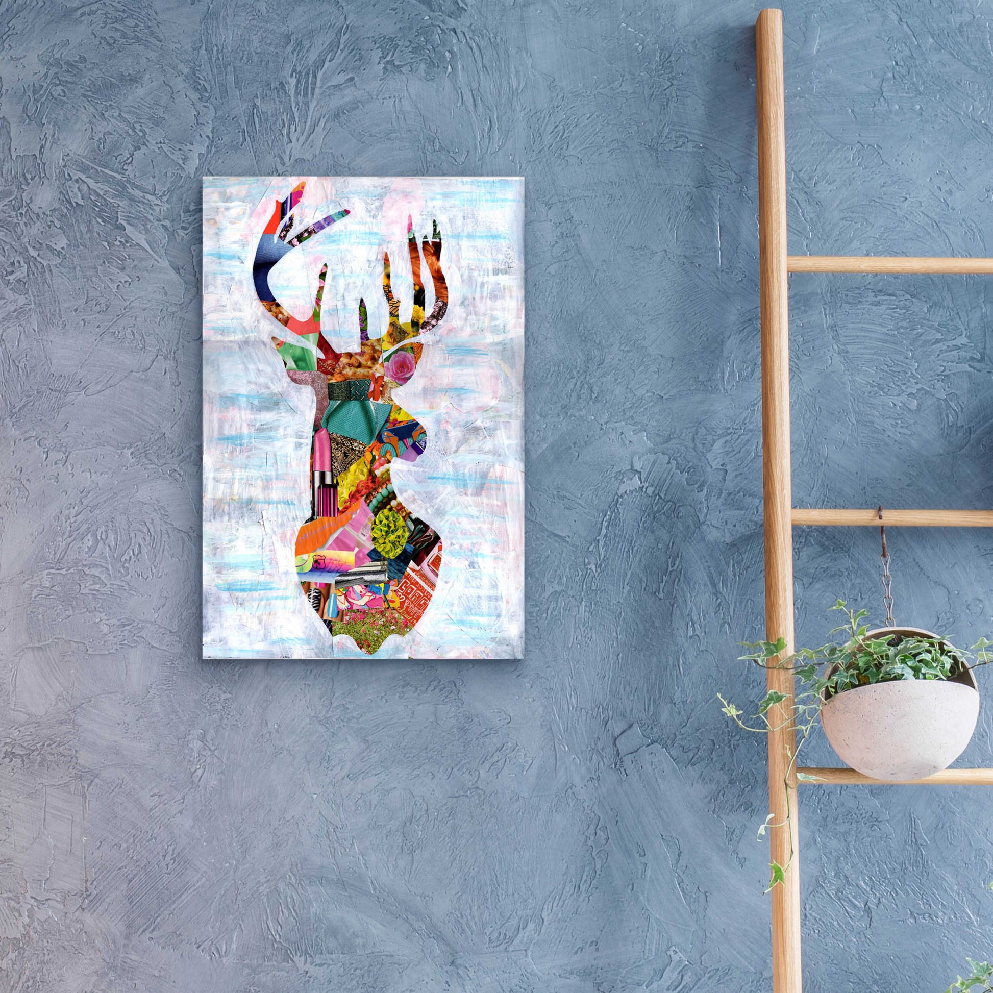 Epic Art 'Deer' by Artpoptart, Acrylic Glass Wall Art,16x24