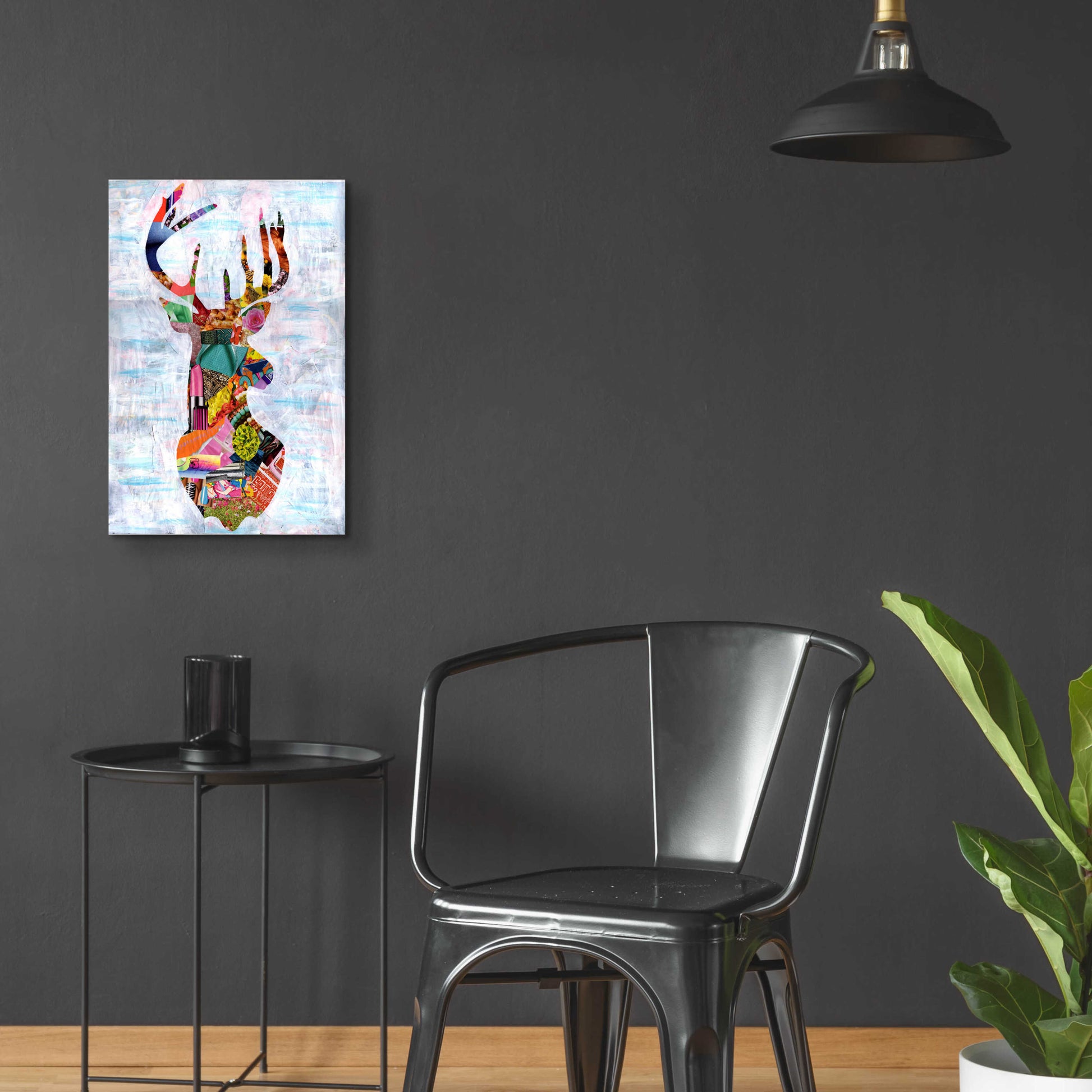 Epic Art 'Deer' by Artpoptart, Acrylic Glass Wall Art,16x24