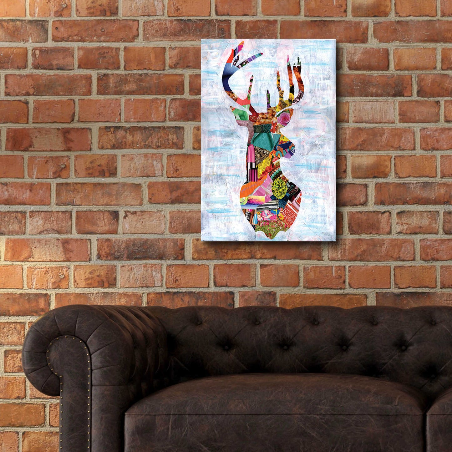 Epic Art 'Deer' by Artpoptart, Acrylic Glass Wall Art,16x24