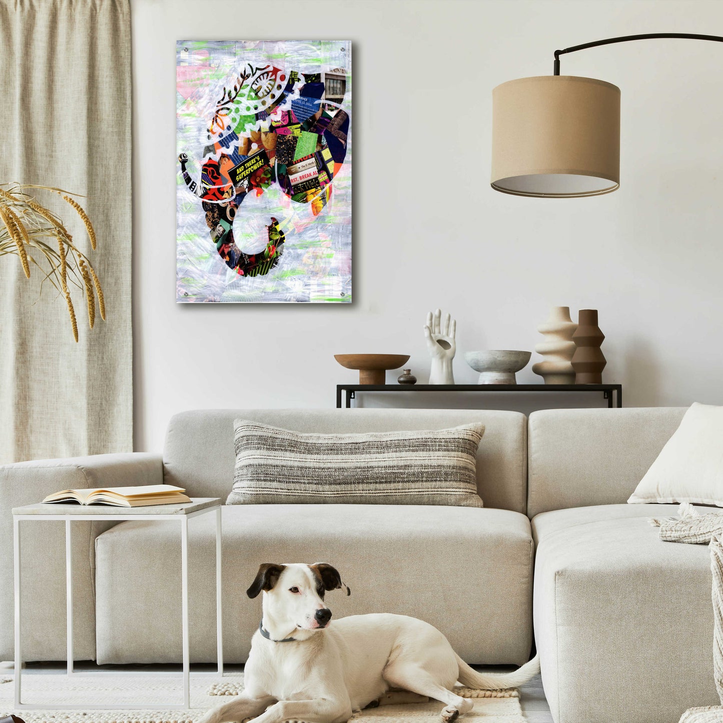 Epic Art 'Elephant' by Artpoptart, Acrylic Glass Wall Art,24x36