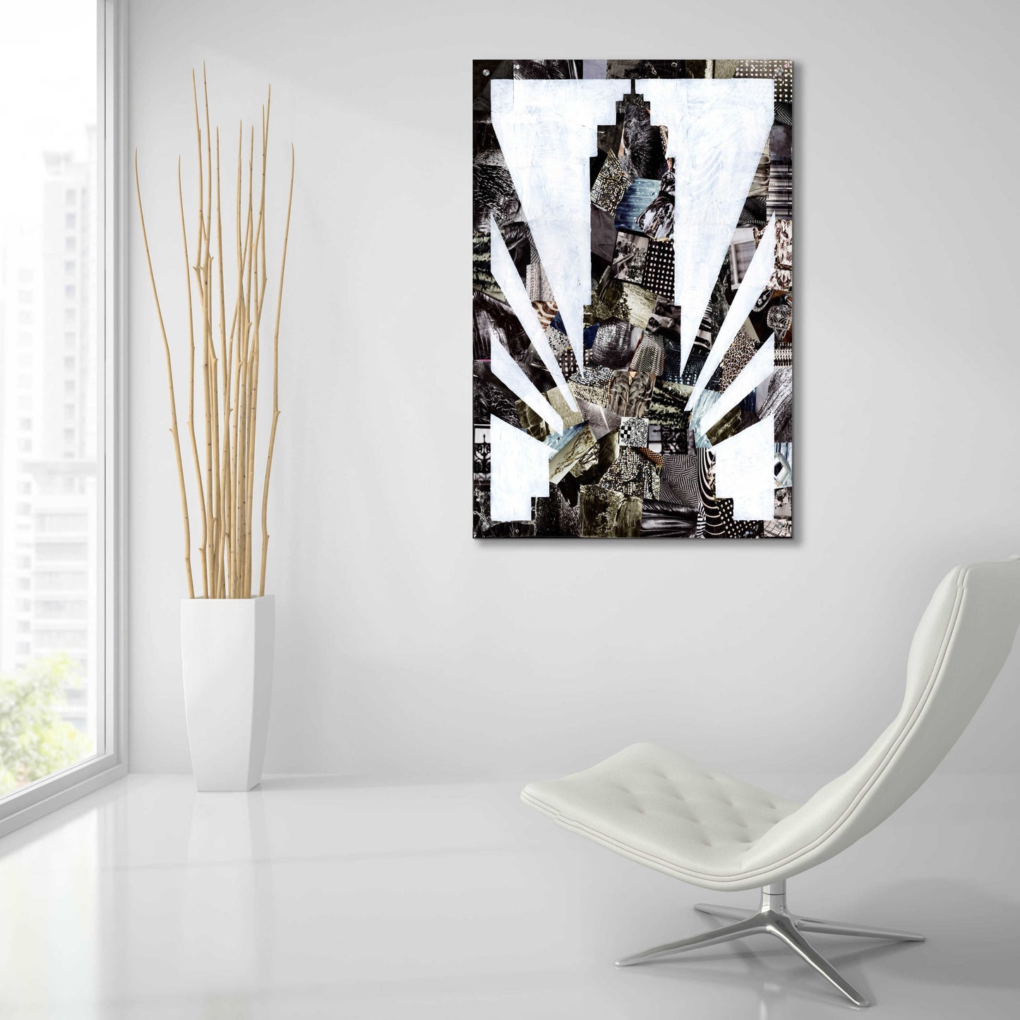 Epic Art 'Empire State' by Artpoptart, Acrylic Glass Wall Art,24x36