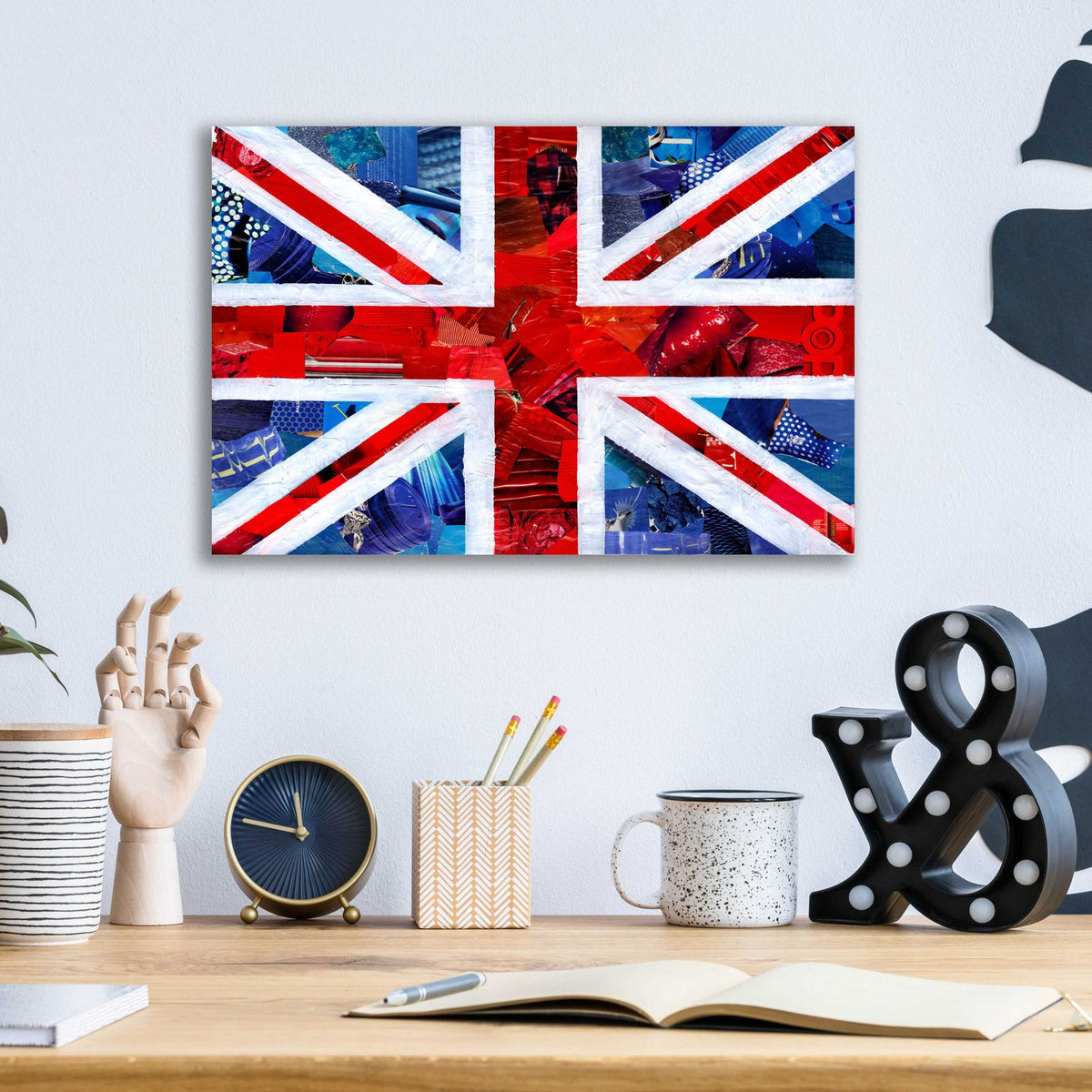 Union Jack by Artpoptart - 16x12 acrylic wall art in a room