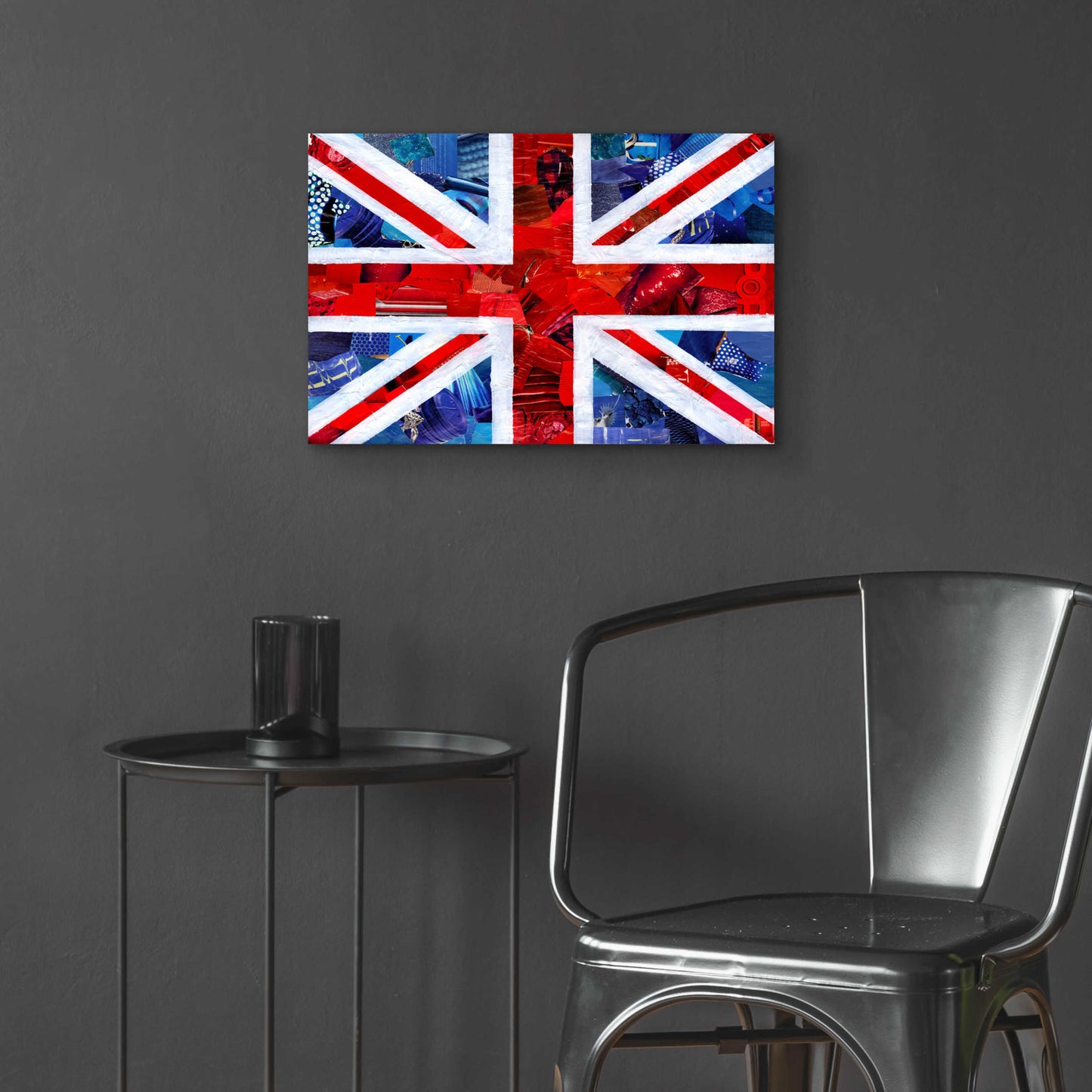 Epic Art 'Union Jack' by Artpoptart, Acrylic Glass Wall Art,24x16