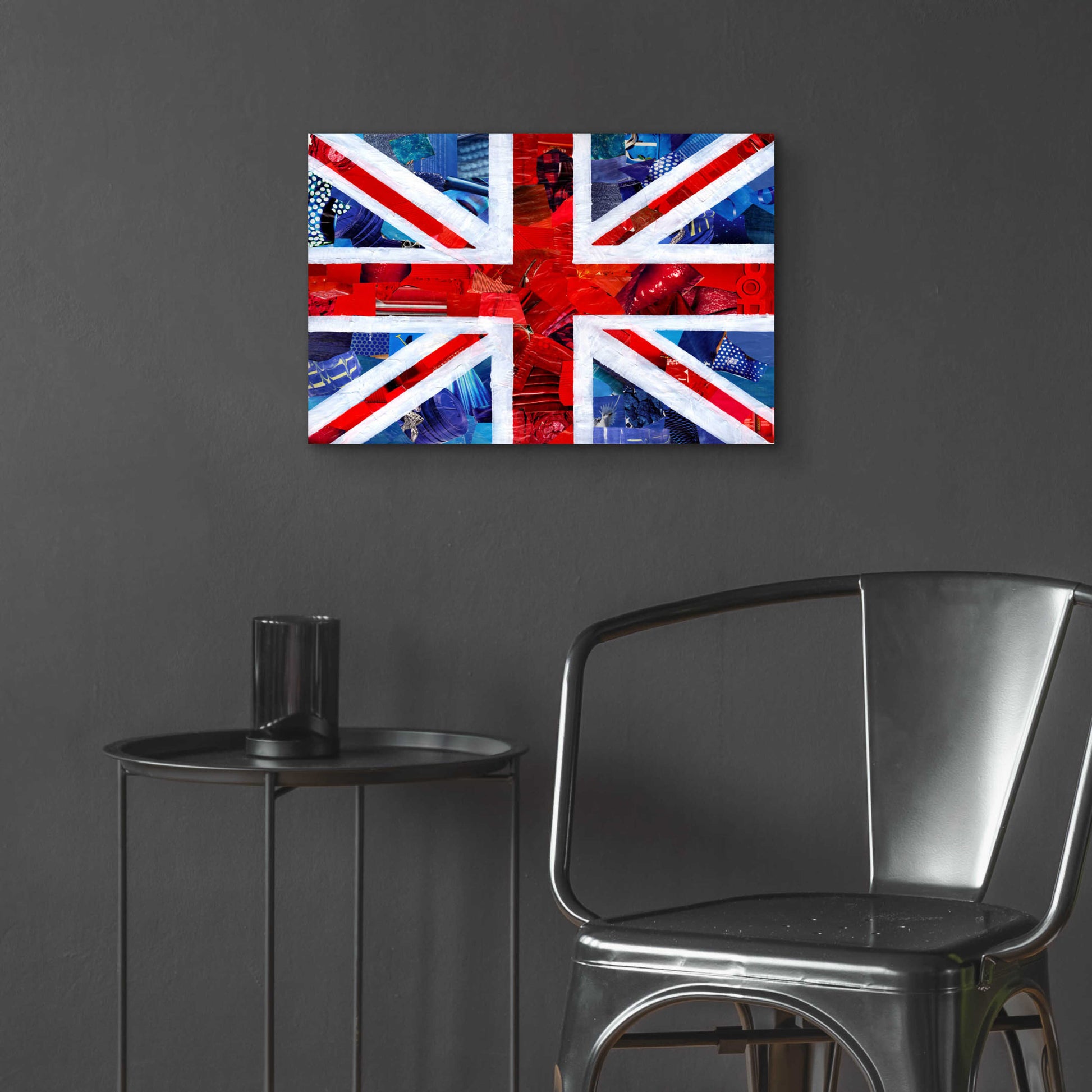 Epic Art 'Union Jack' by Artpoptart, Acrylic Glass Wall Art,24x16