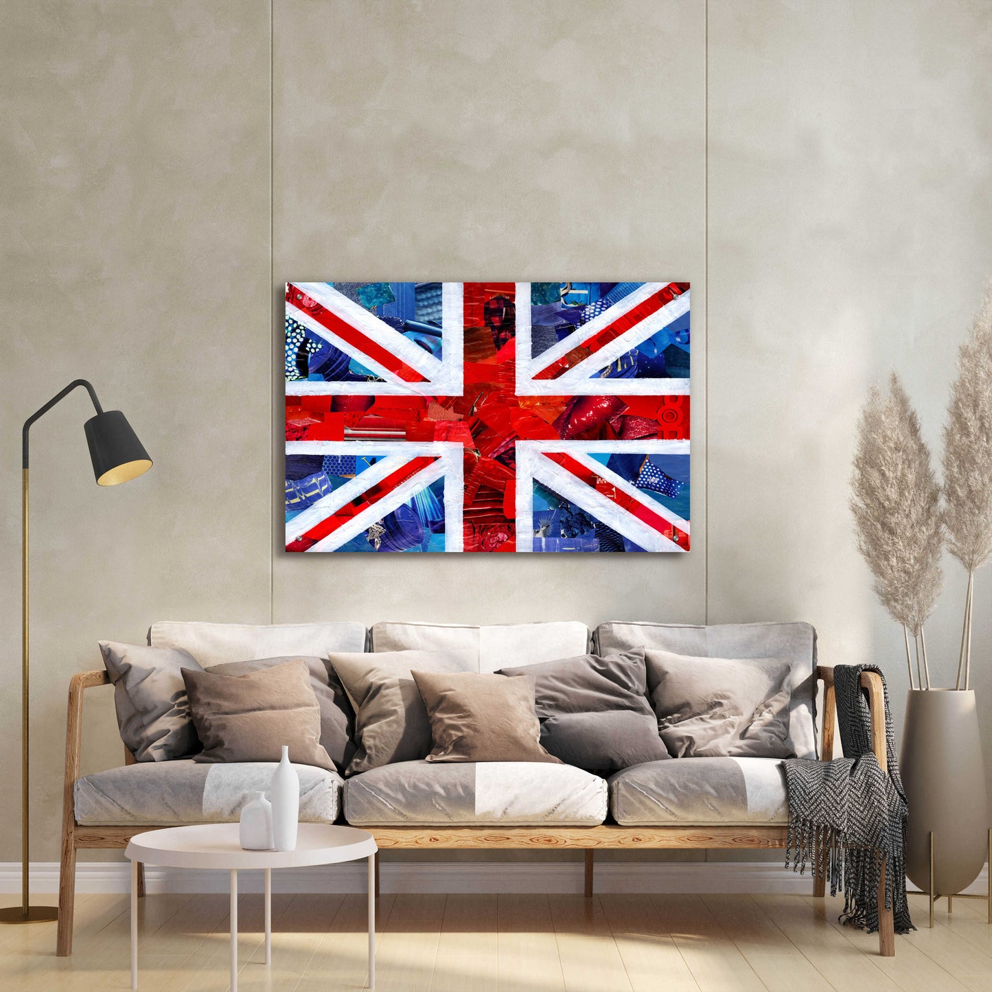 Epic Art 'Union Jack' by Artpoptart, Acrylic Glass Wall Art,36x24