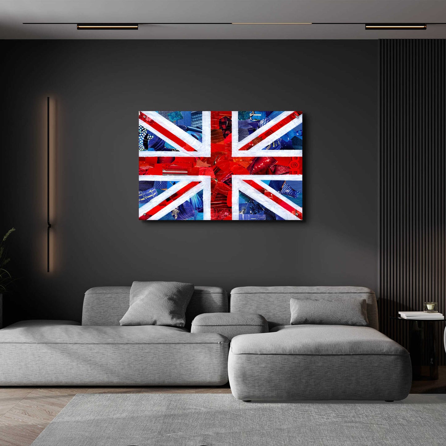 Epic Art 'Union Jack' by Artpoptart, Acrylic Glass Wall Art,36x24