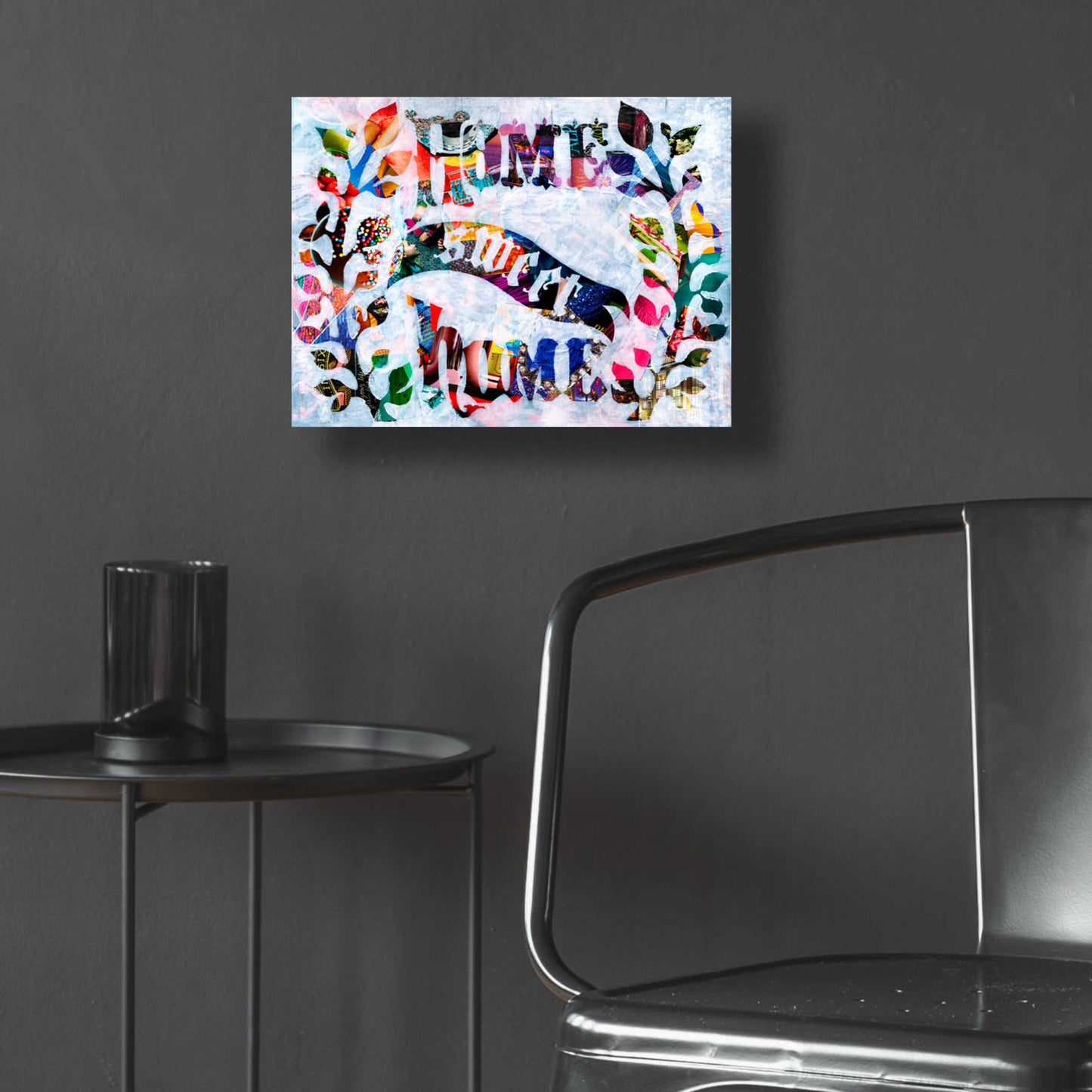 Epic Art 'Home Sweet Home' by Artpoptart, Acrylic Glass Wall Art,16x12