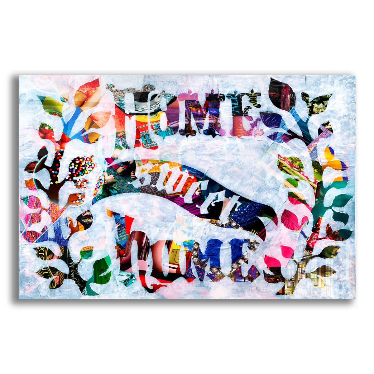 Home Sweet Home by Artpoptart acrylic glass wall art