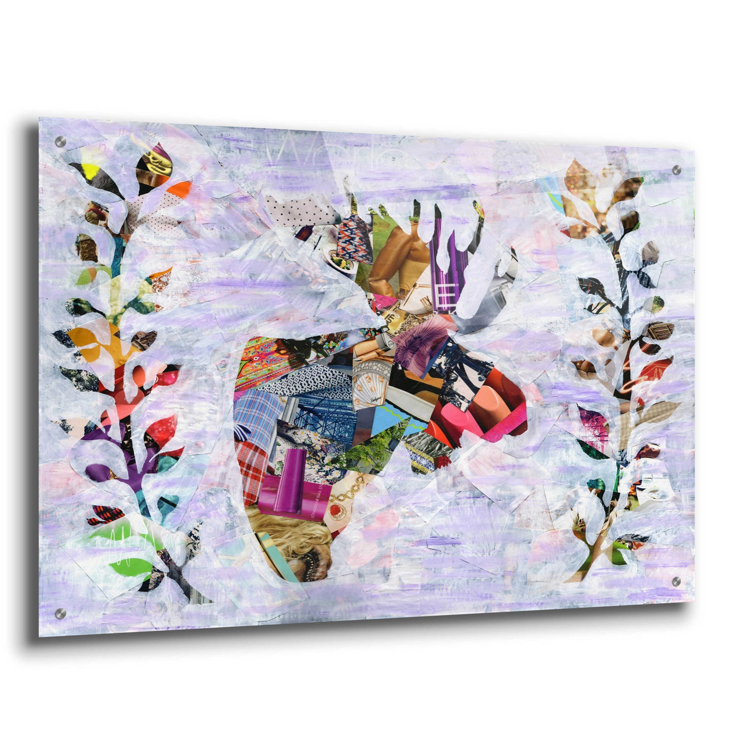 Epic Art 'Moose' by Artpoptart, Acrylic Glass Wall Art,36x24